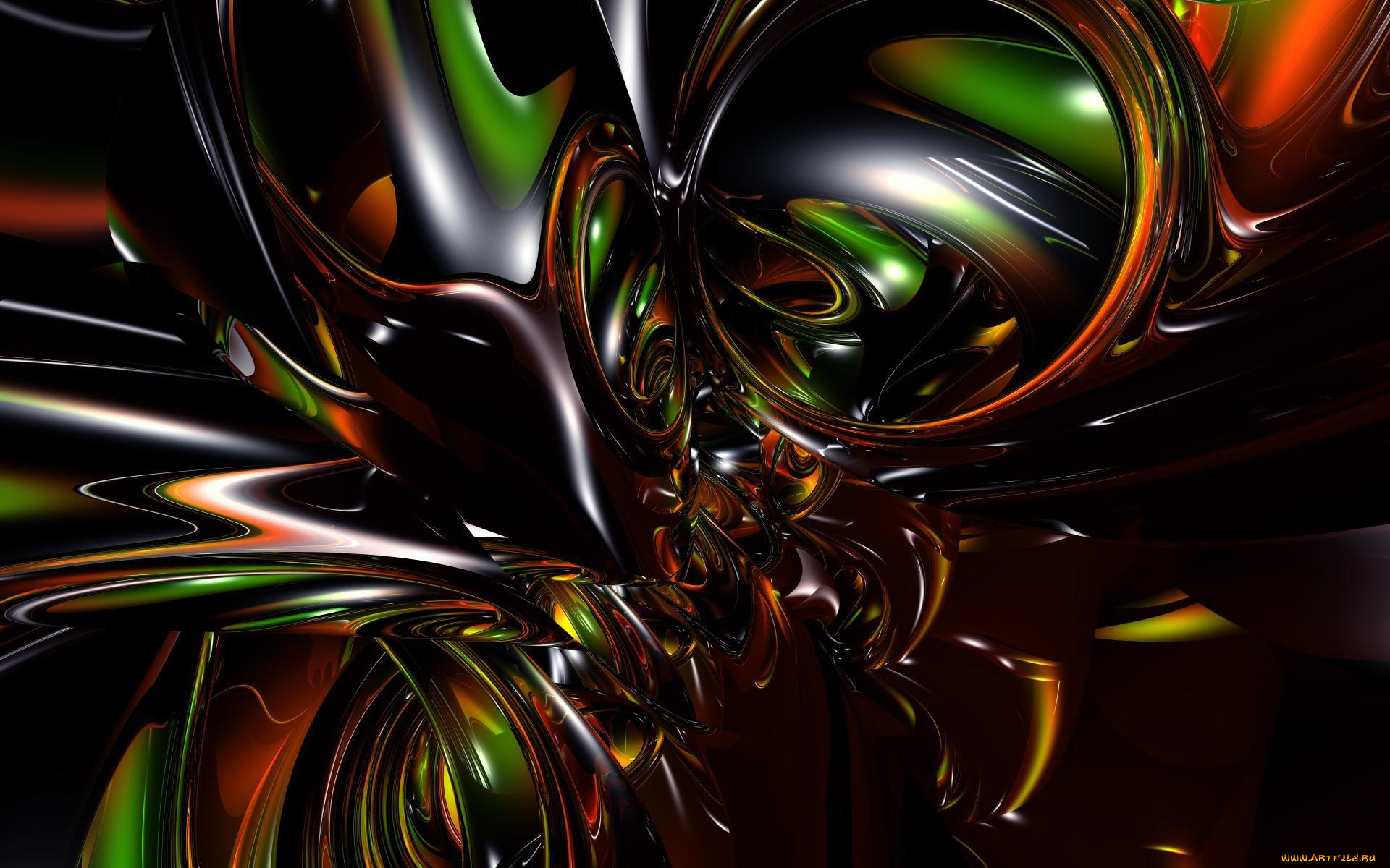 3д, графика, fractal, фракталы, абстракция