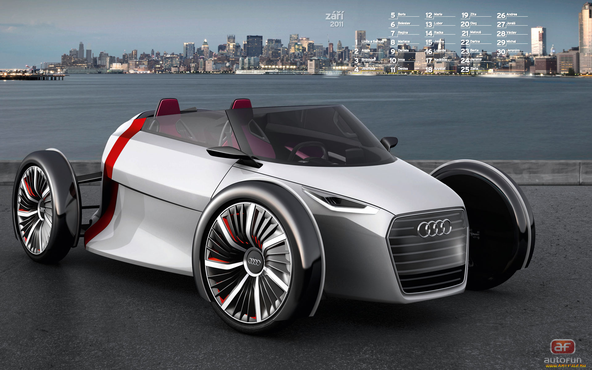 календари, автомобили, audi