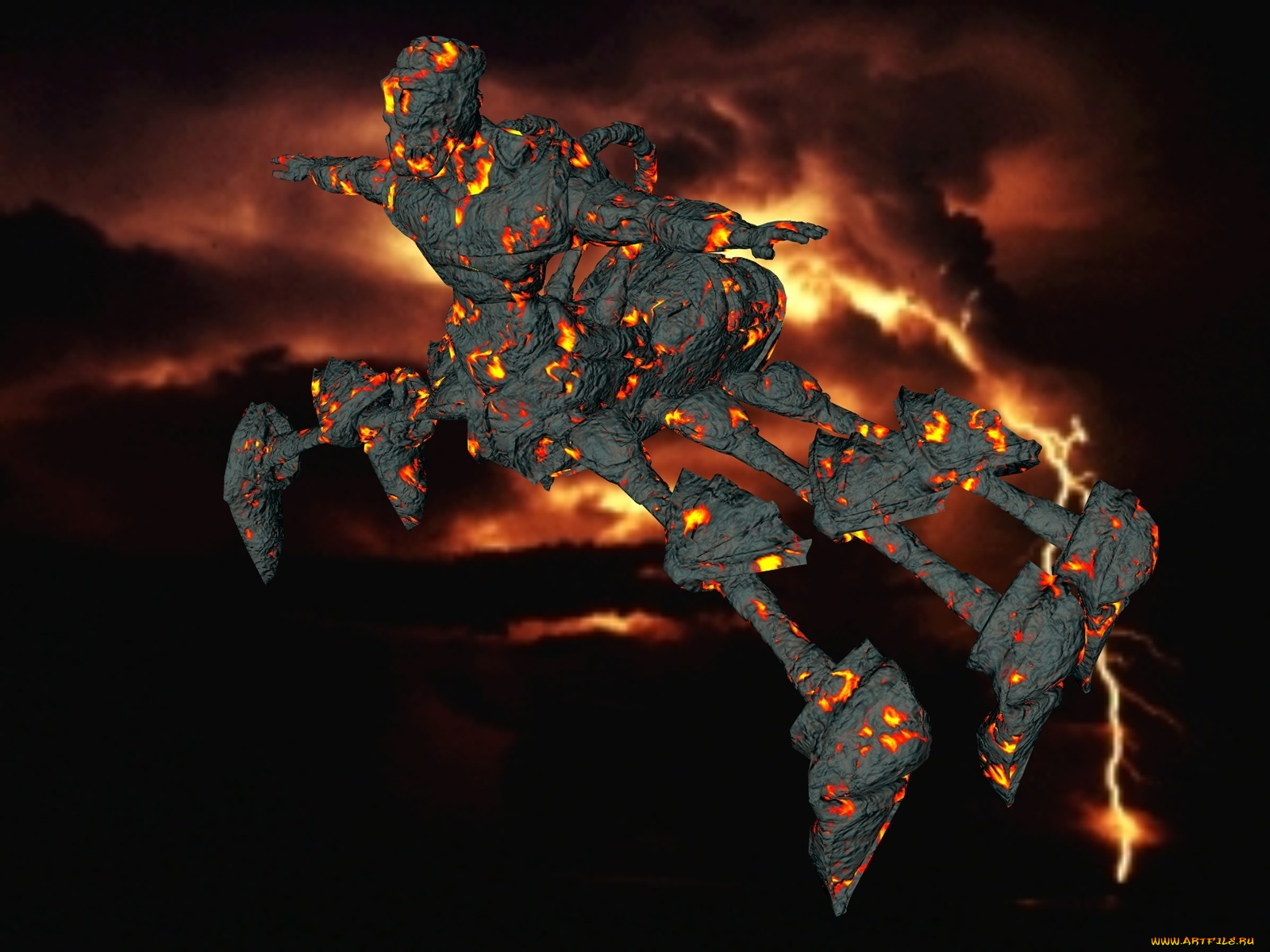 3д, графика, creatures, существа, существо