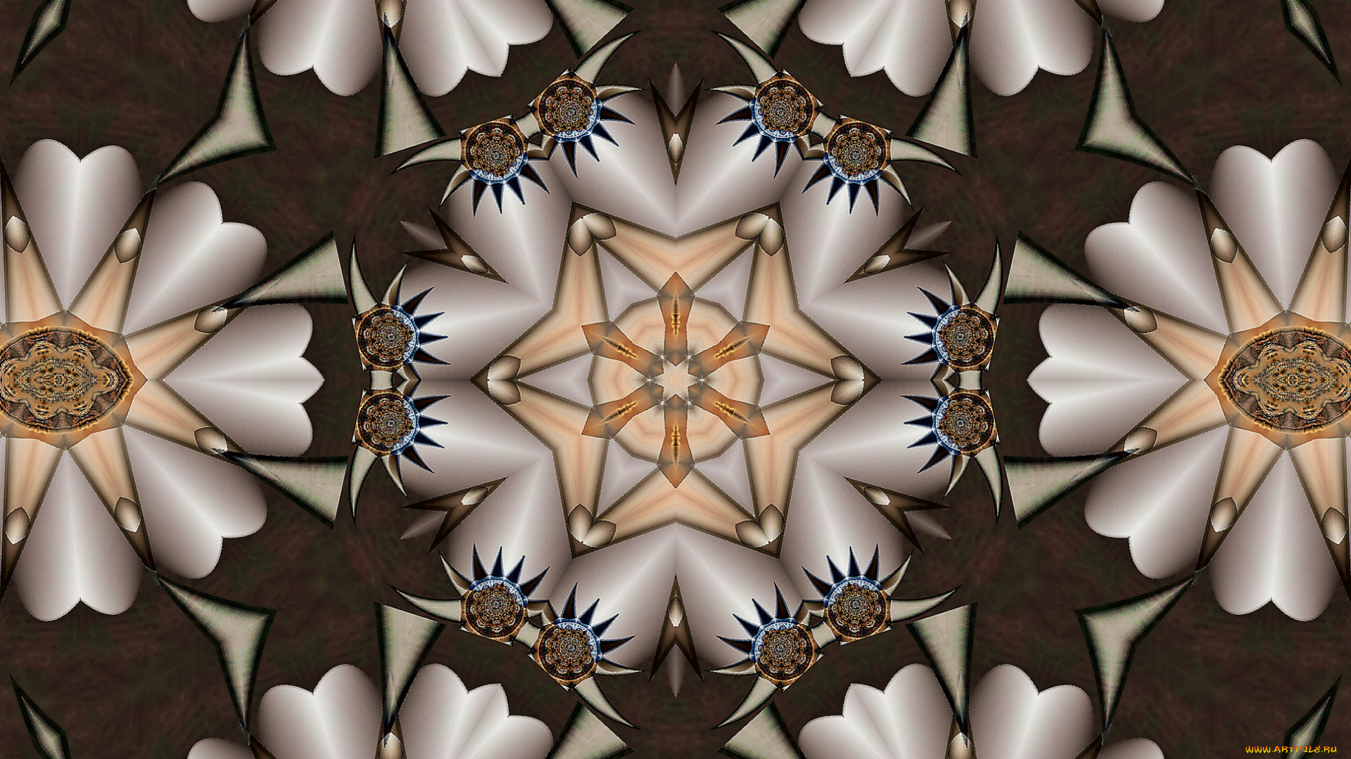 3д, графика, fractal, фракталы, цвета, узор, фон