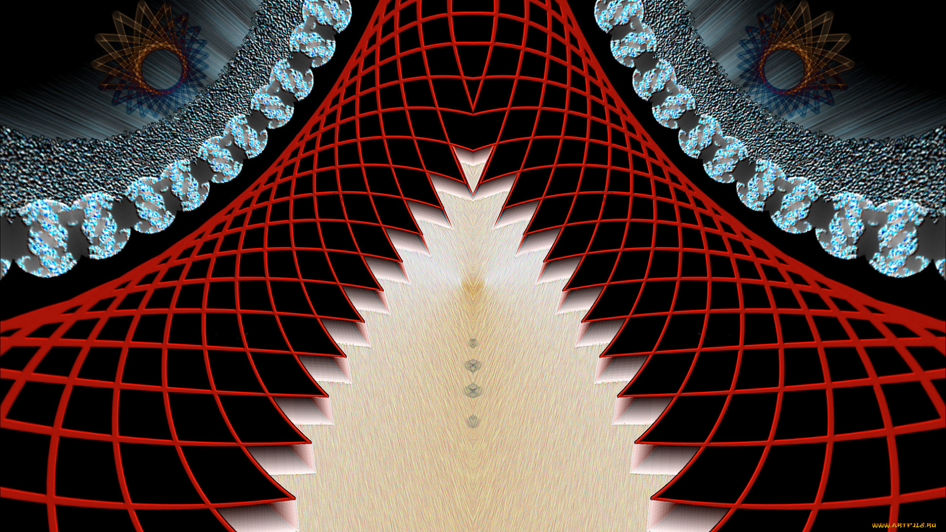 3д, графика, fractal, фракталы, фон, цвета, узор