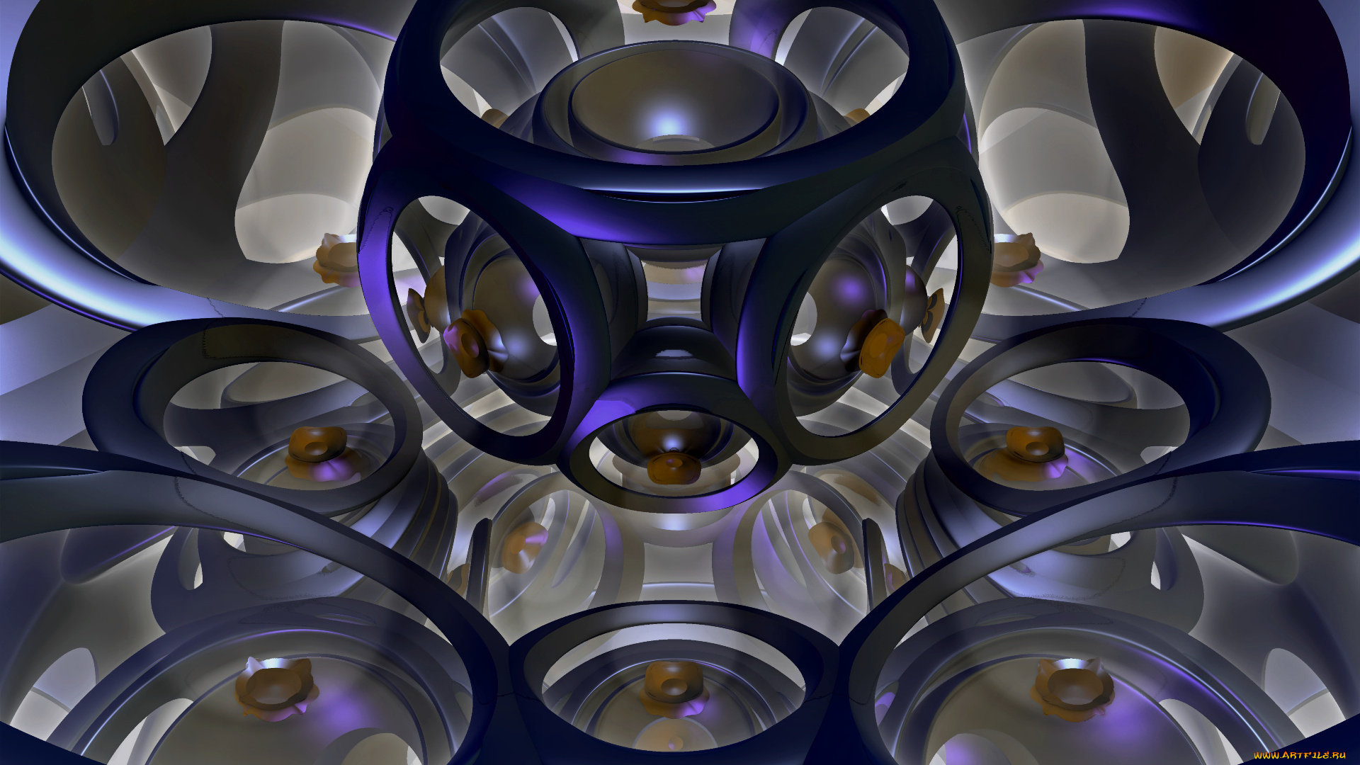 3д, графика, fractal, фракталы, узор, цвета, фон