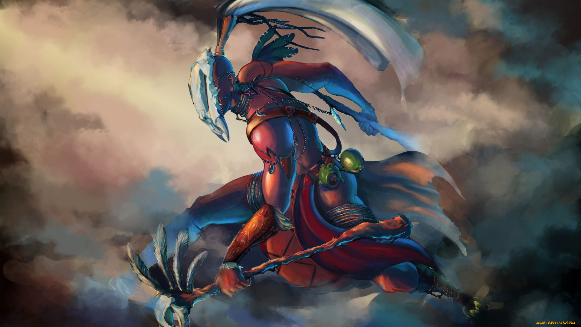 diablo, iii, видео, игры, арт, witch, doctor