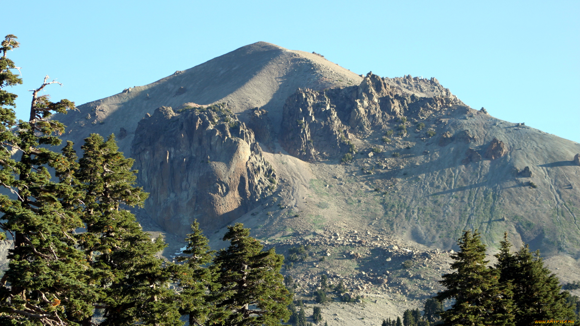 lassen, volcanic, national, park, california, природа, горы