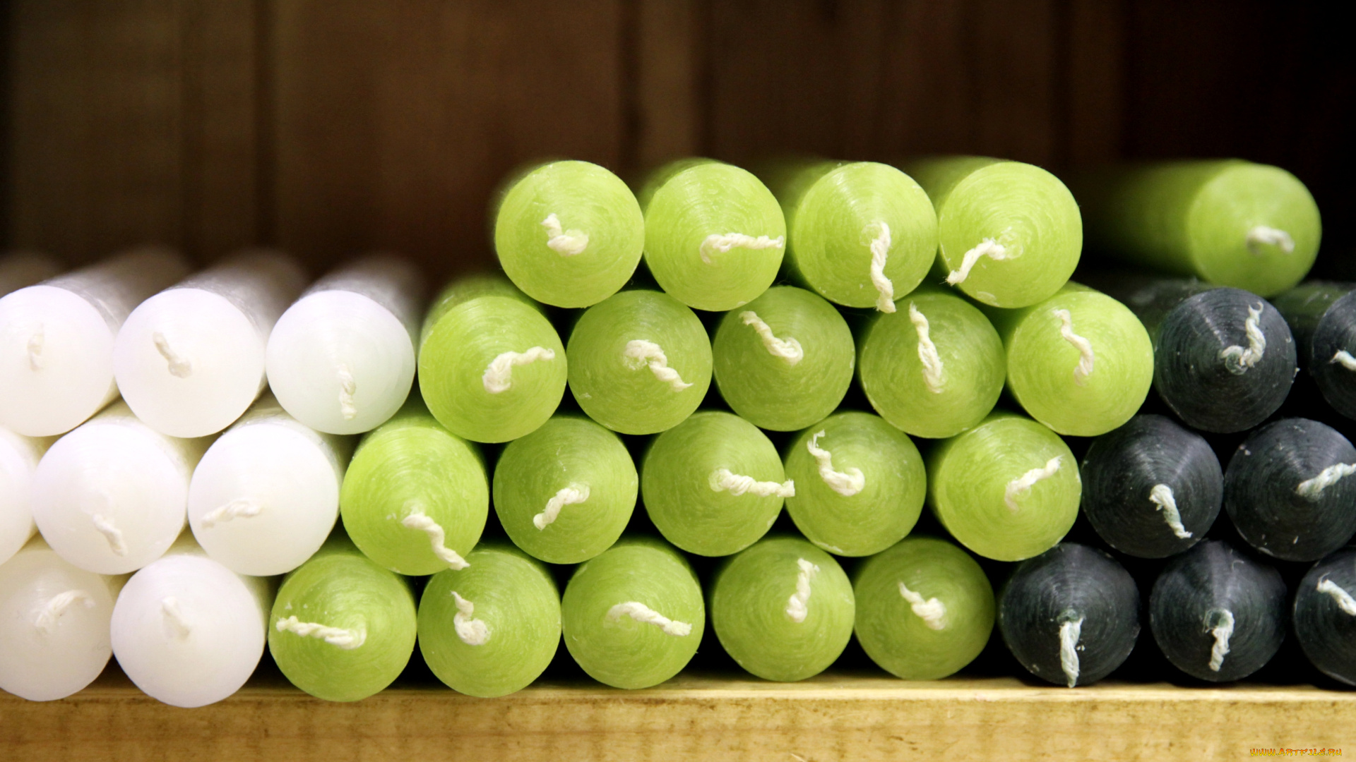 разное, свечи, много, разноцветный