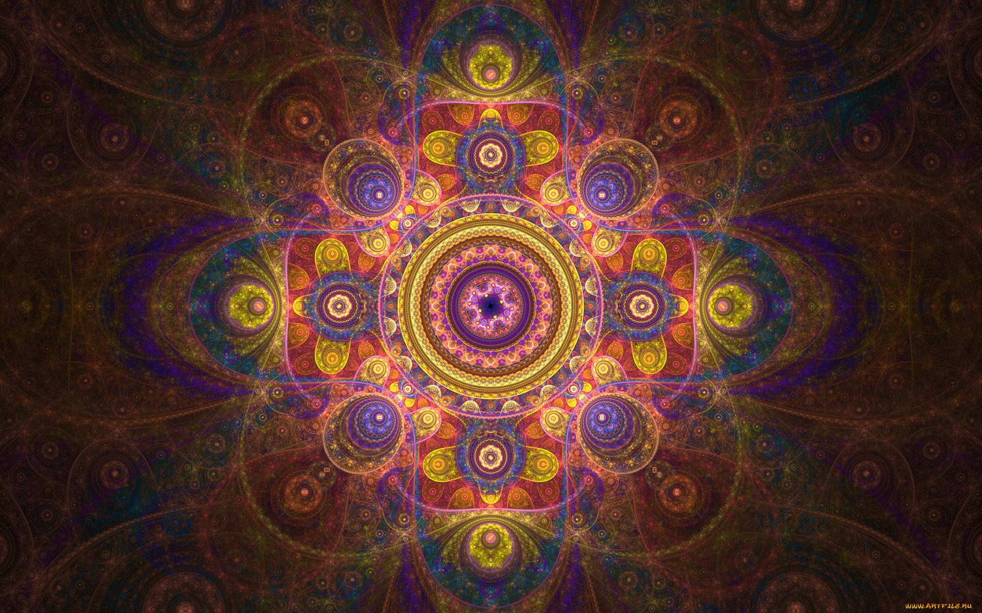 3д, графика, fractal, фракталы, цвета