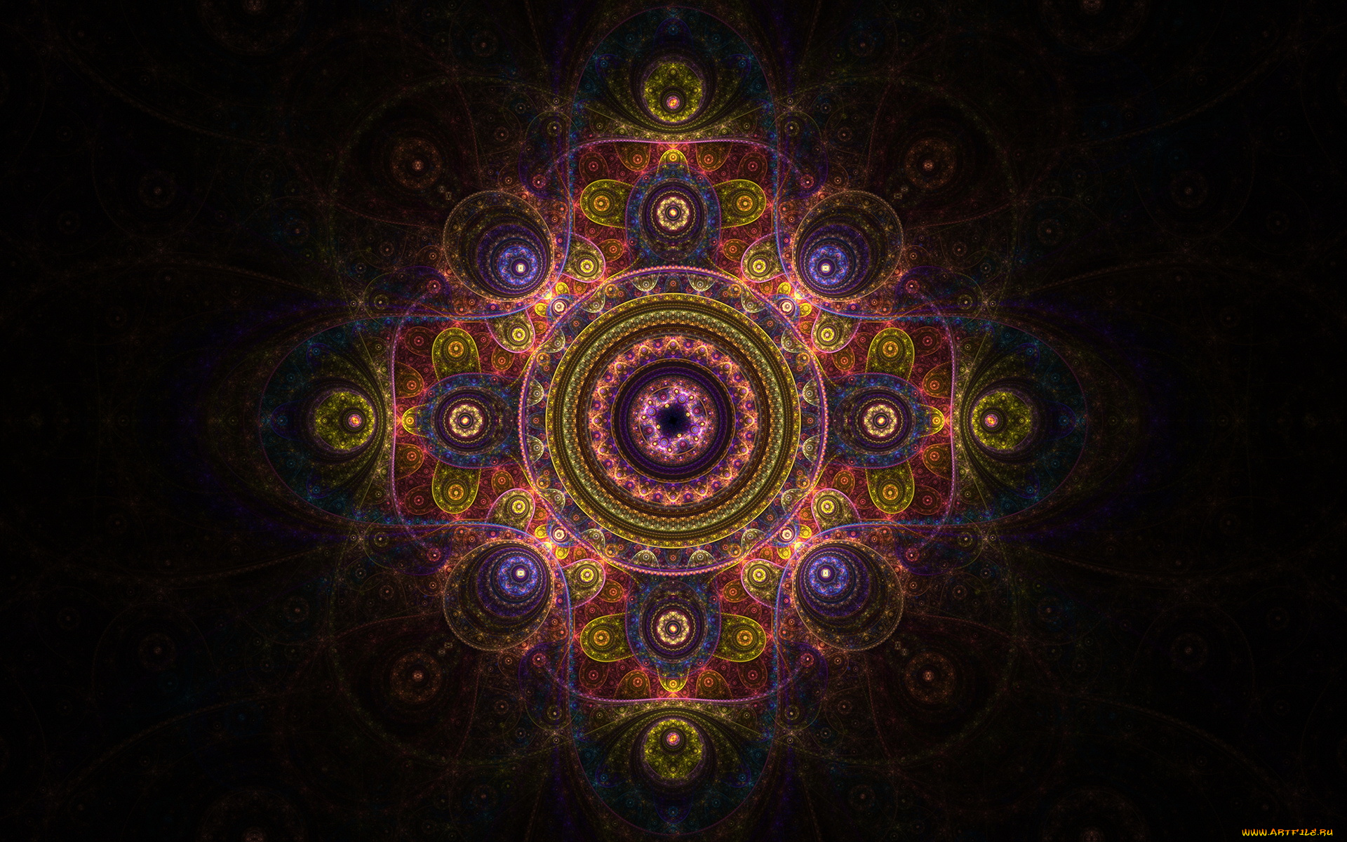 3д, графика, fractal, фракталы, цвета