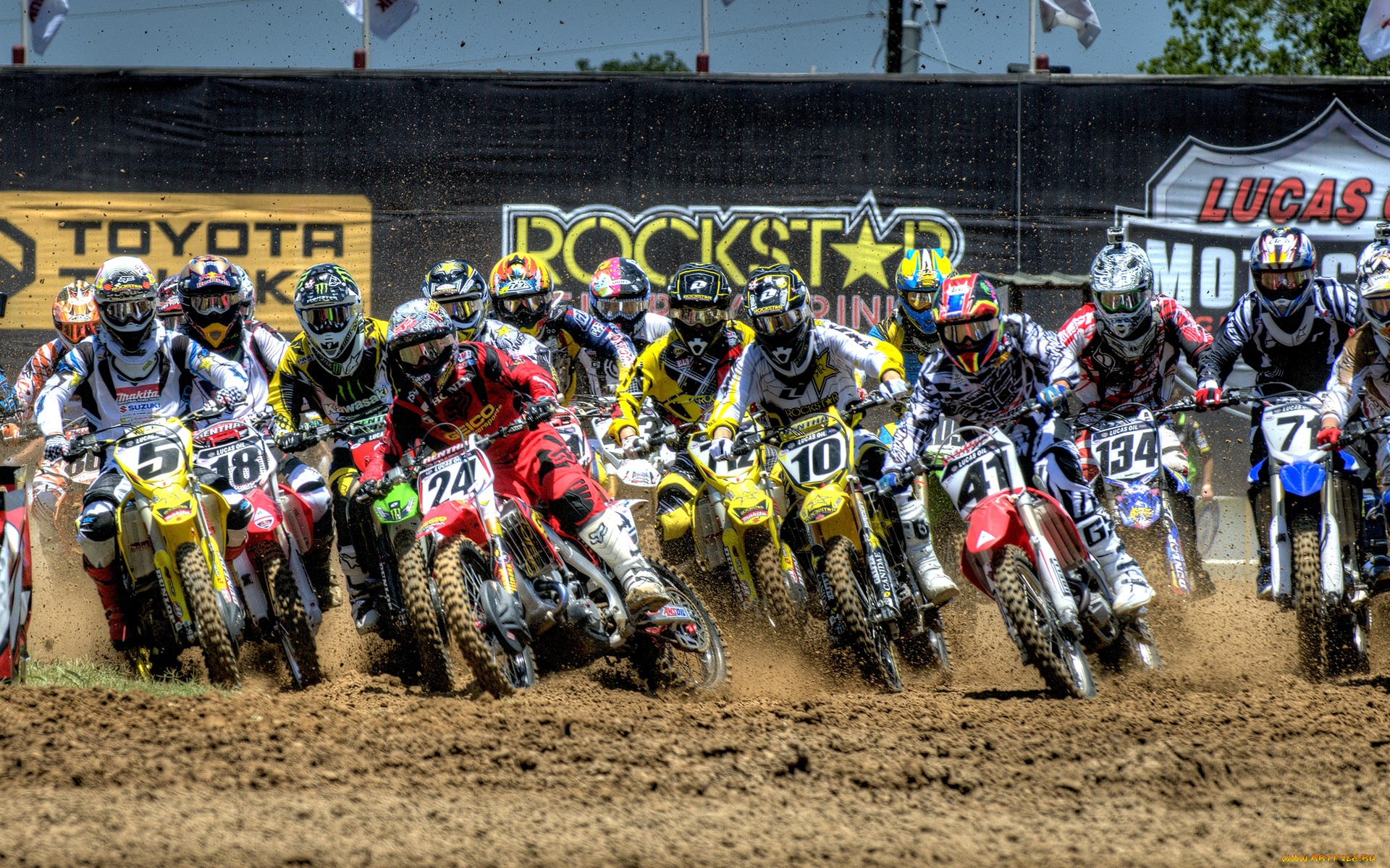 holeshot, спорт, мотокросс, мотоциклы, гонка, арена, стадион