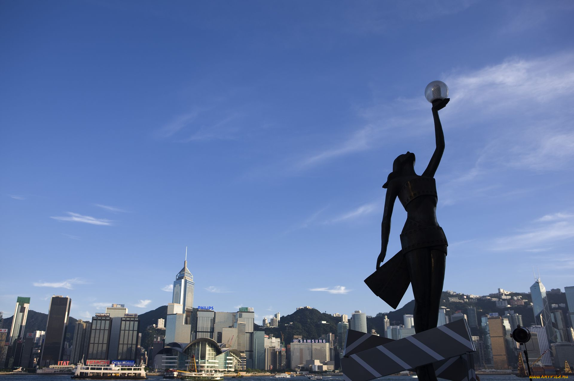 города, гонконг, китай