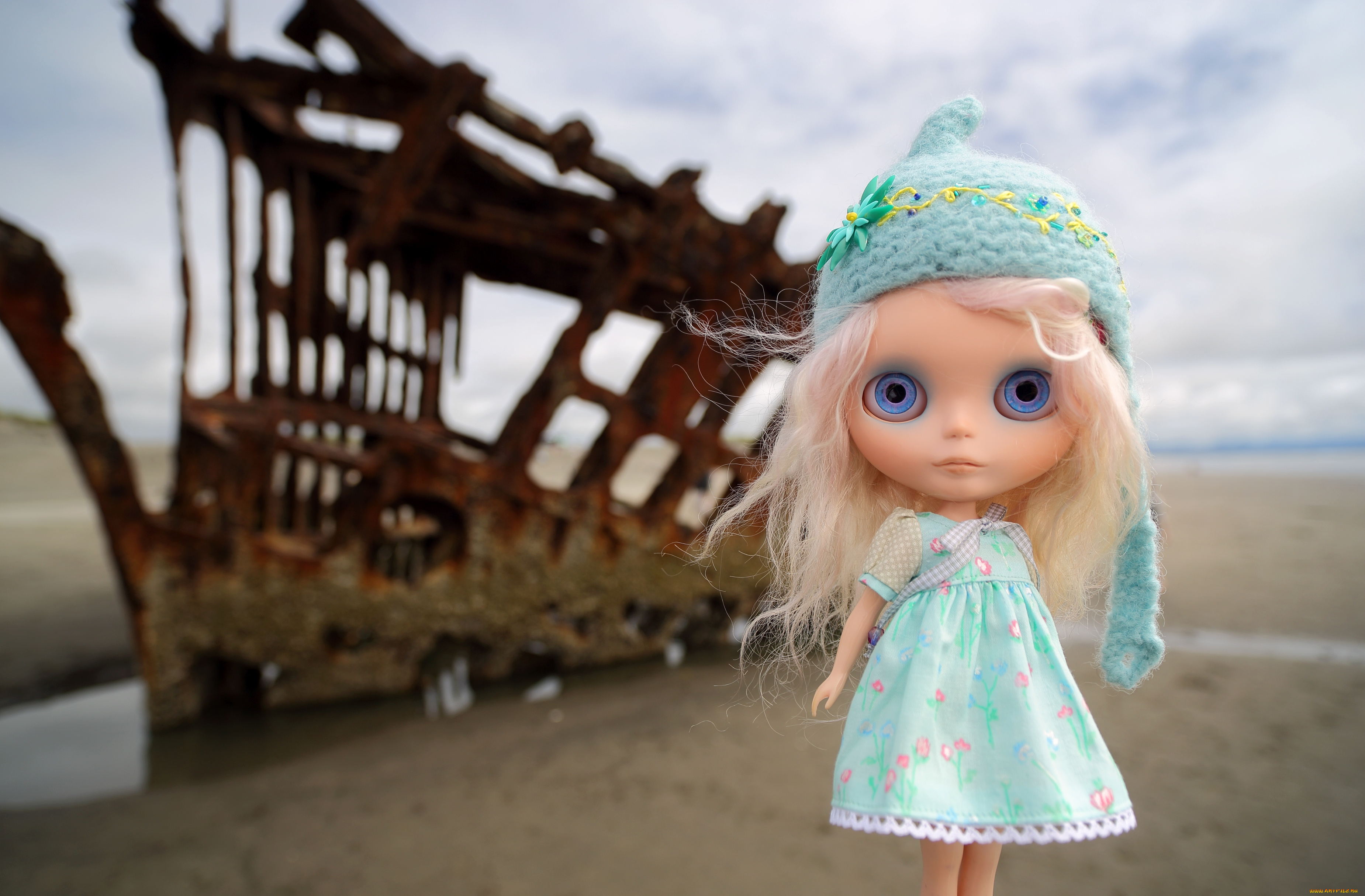 разное, игрушки, корабль, кукла, шапочка
