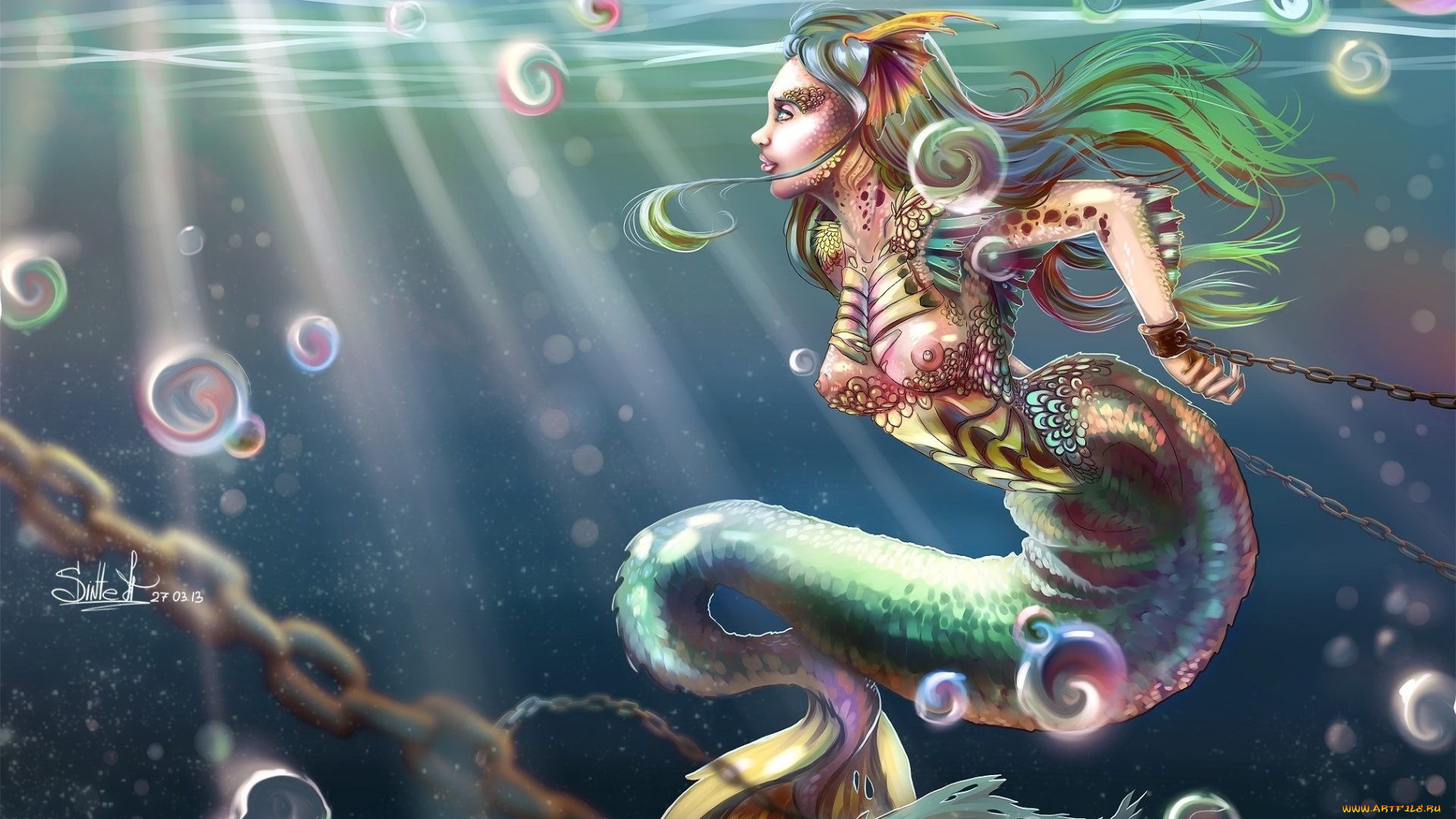 фэнтези, русалки, сирена