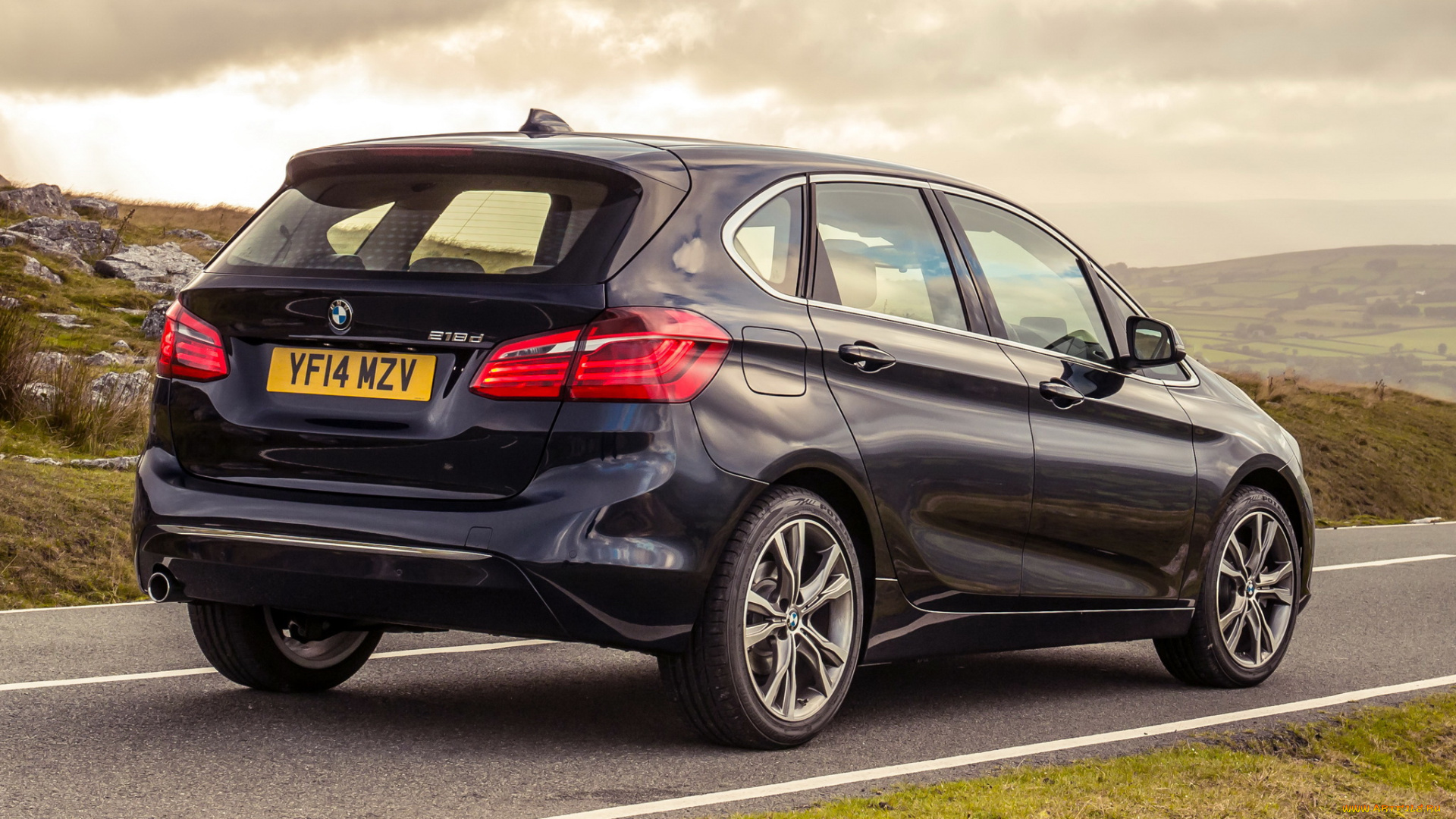 автомобили, bmw, luxury, tourer, active, 225i, темный, 2014г, f45, uk-spec, line