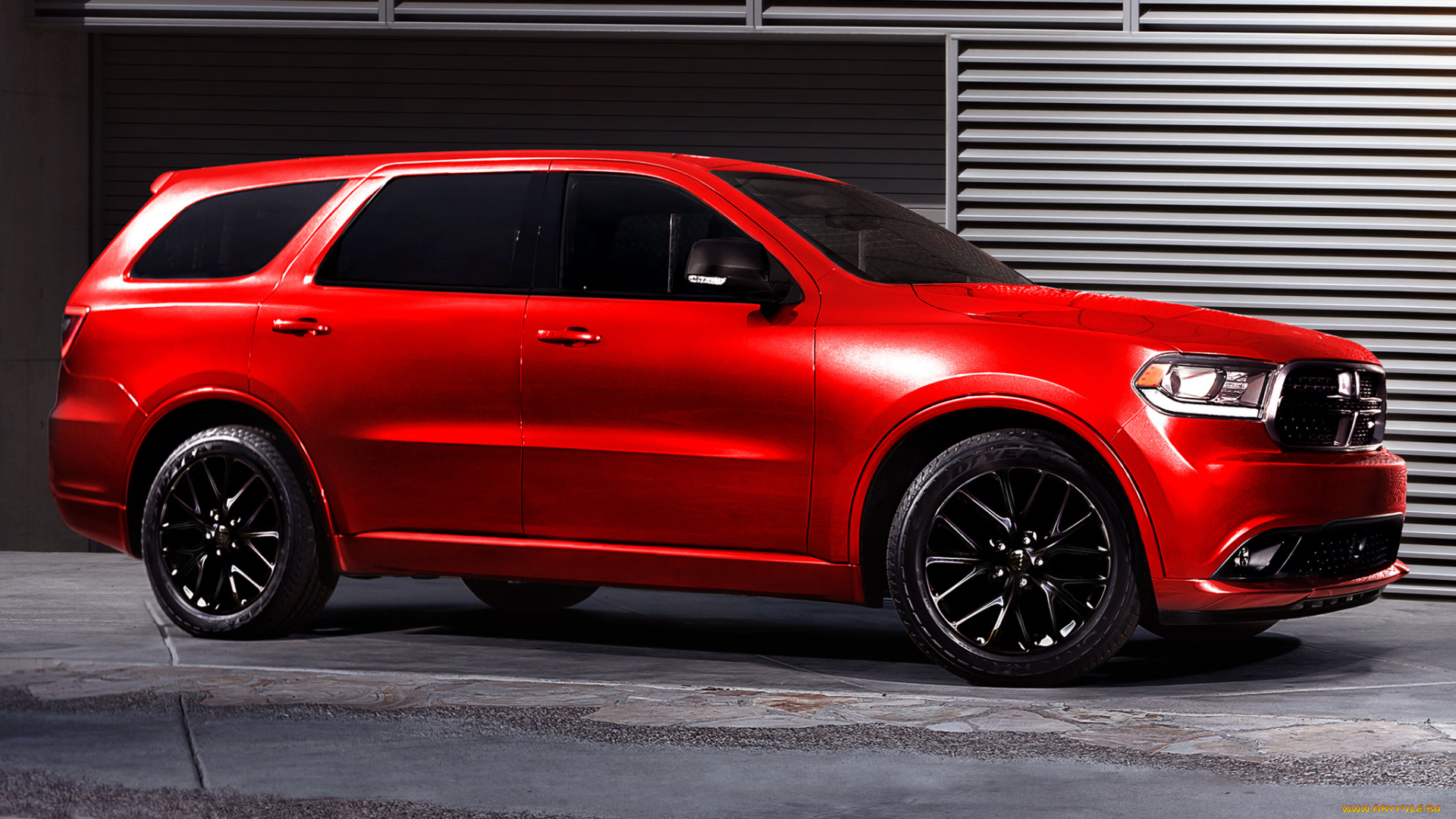 автомобили, dodge, blacktop, r-t, durango, 2014г, красный