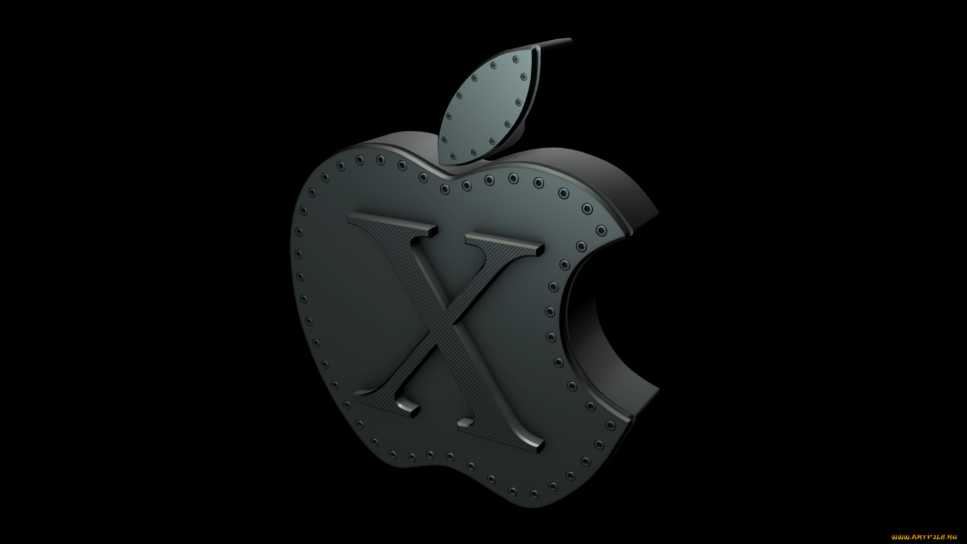 компьютеры, mac, os, фон, логотип