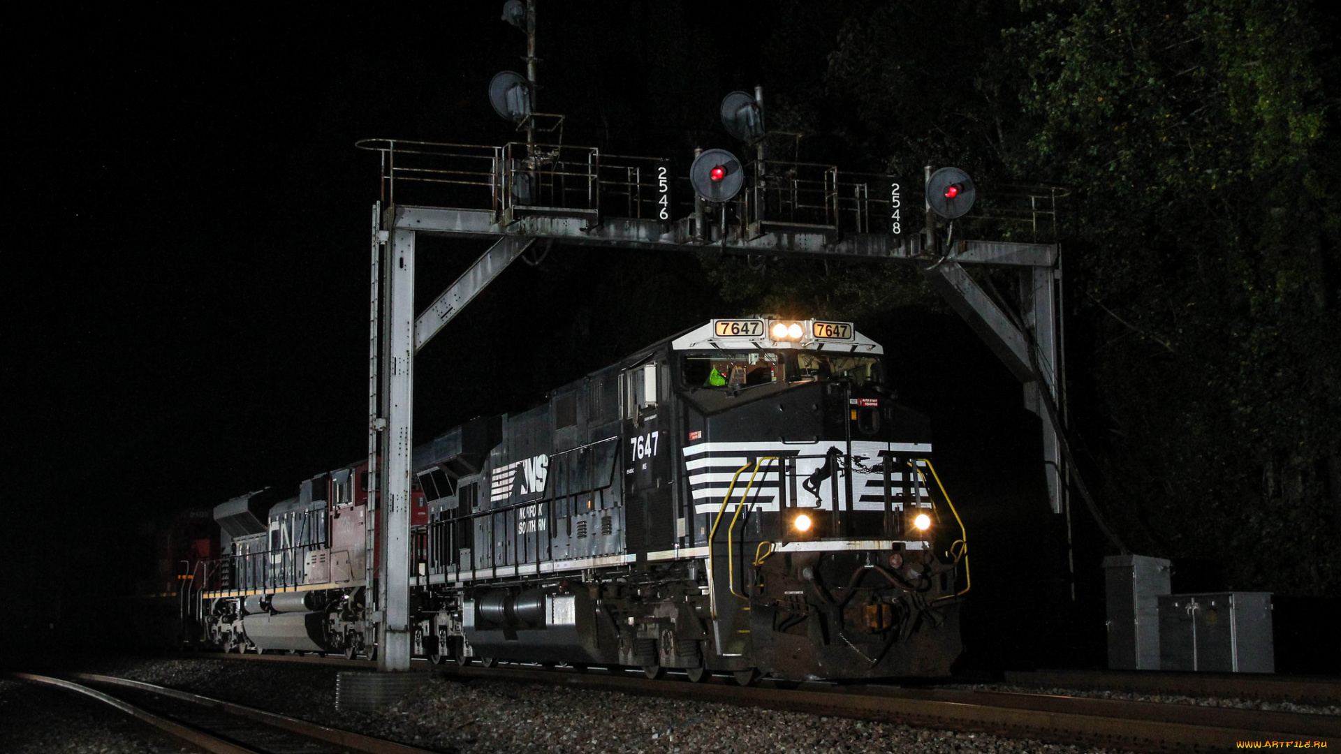 техника, поезда, рельсы, железная, дорога, состав, локомотив