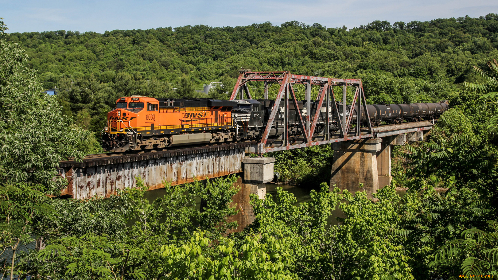 техника, поезда, состав, рельсы, дорога, железная, локомотив