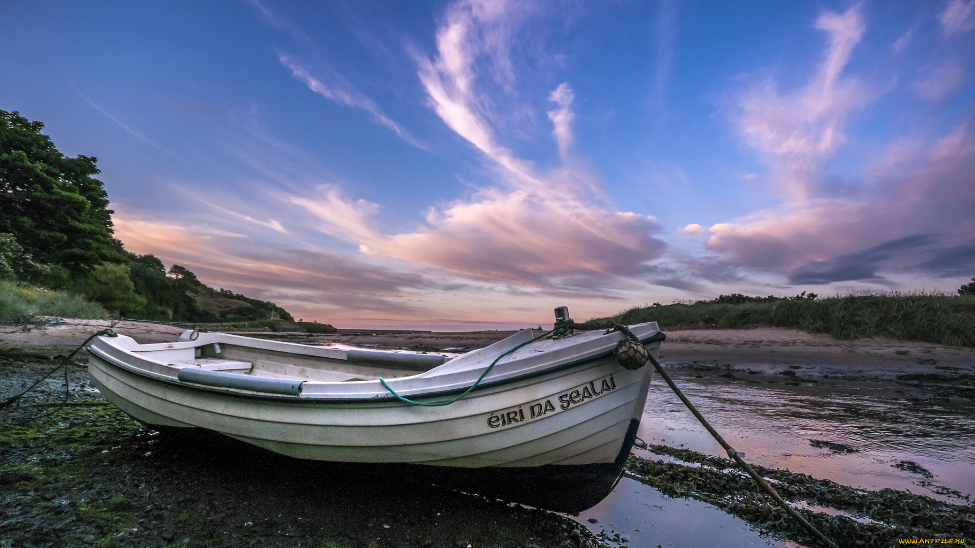 корабли, лодки, , шлюпки, шлюпка, отмель, река