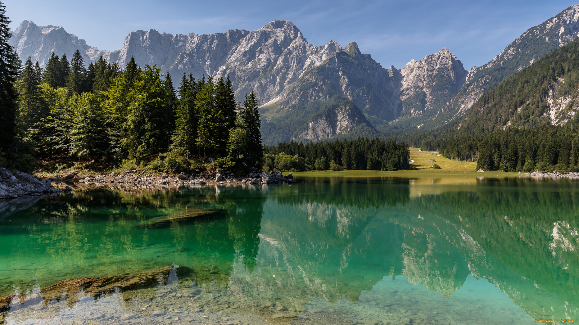 природа, реки, озера, озеро, лес, горы