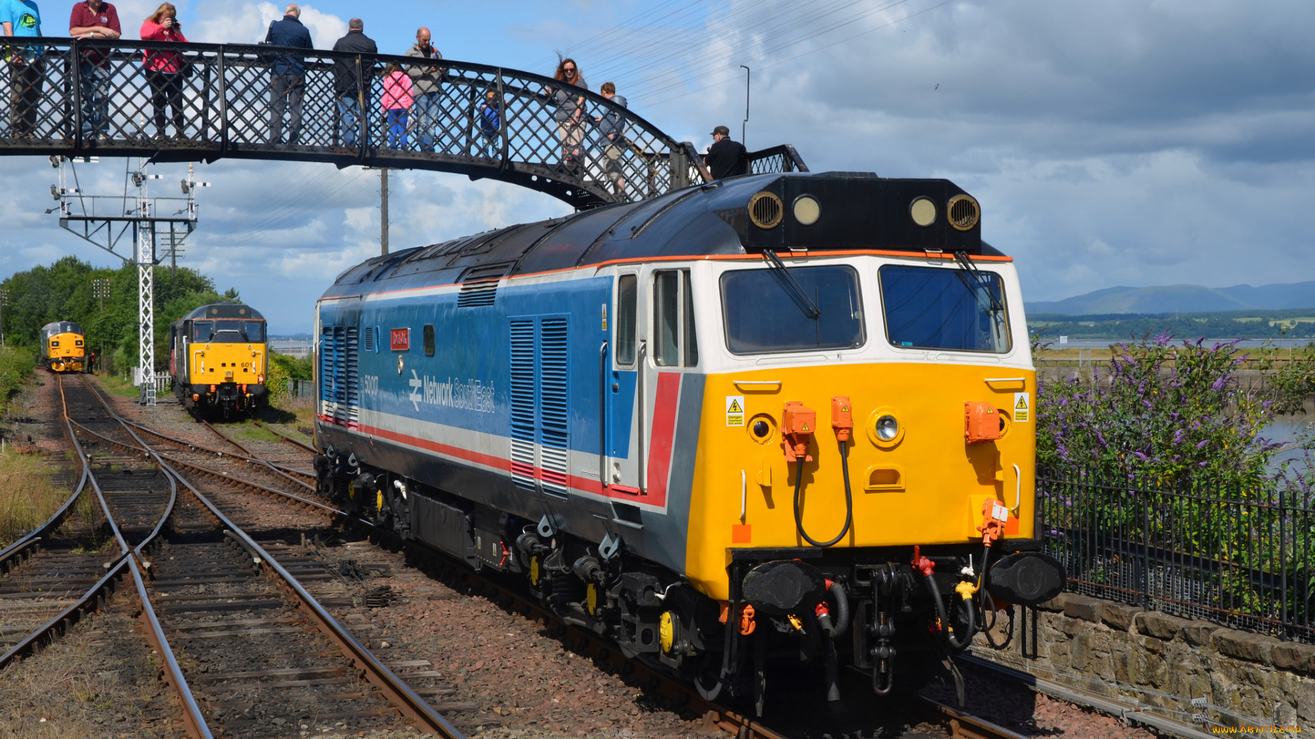 техника, локомотивы, дорога, железная, локомотив, рельсы