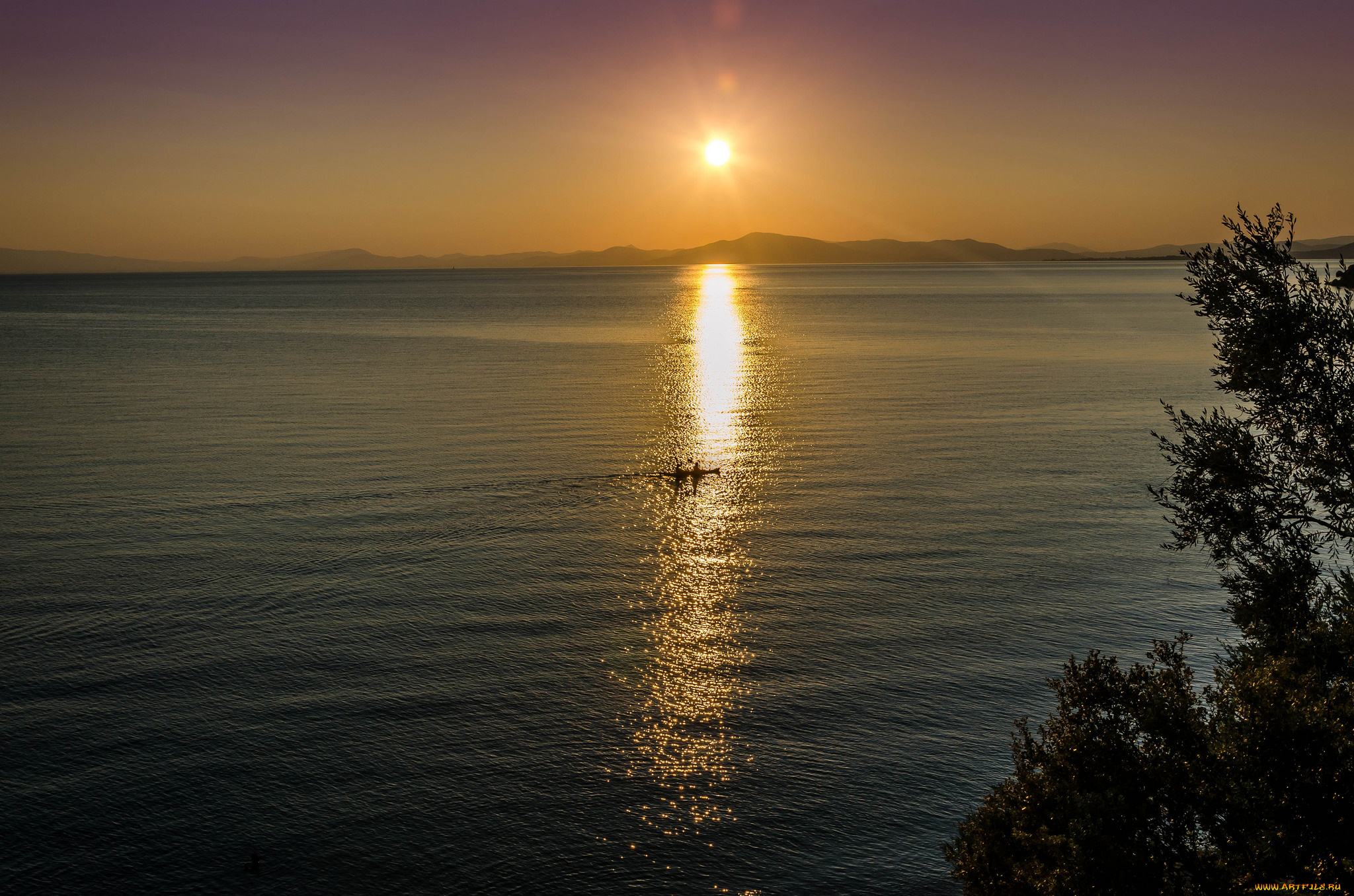 природа, восходы, закаты, горизонт, закат