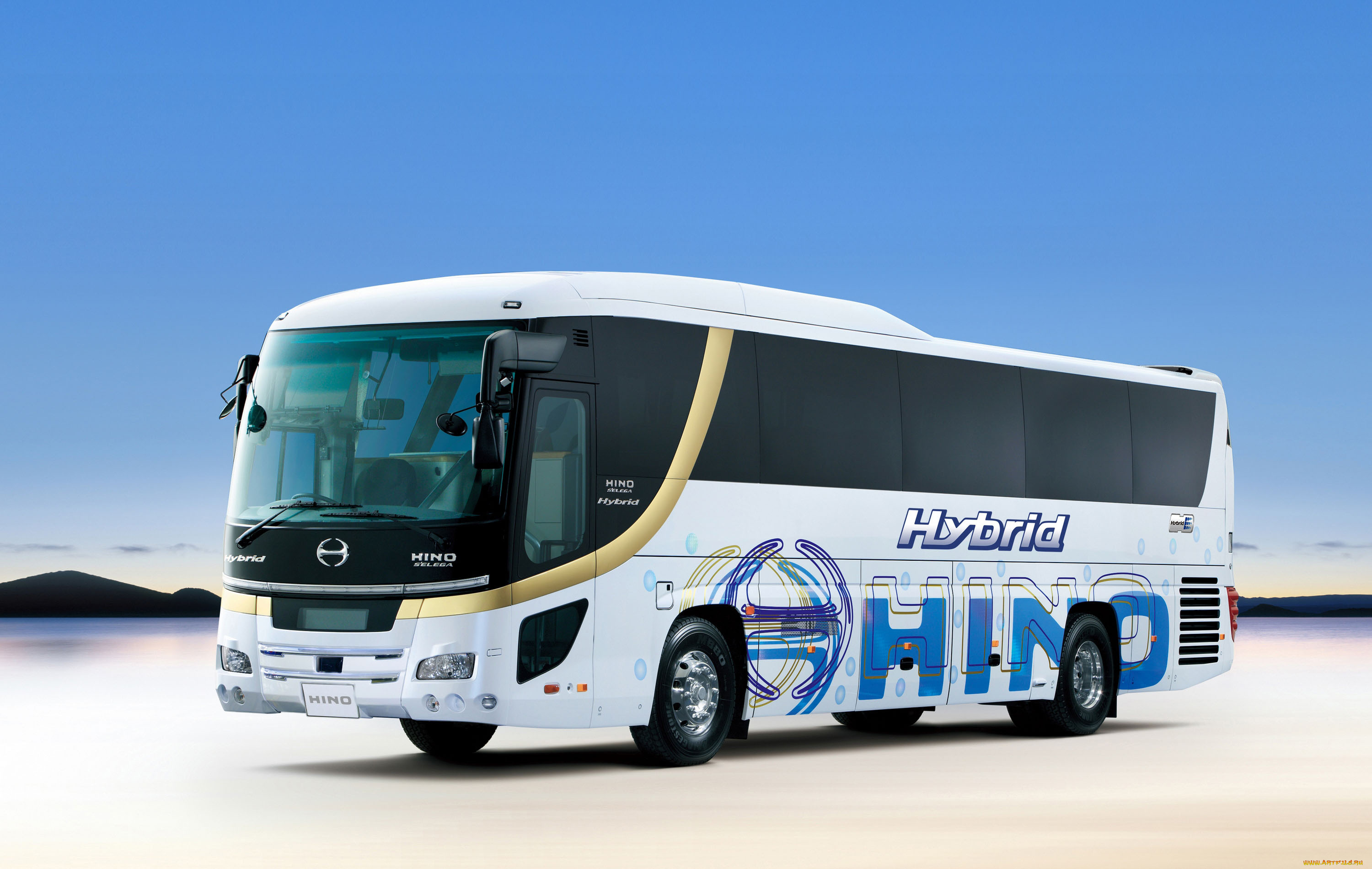 автомобили, автобусы, hybrid, s'elega, hino, bjg-ru1asar