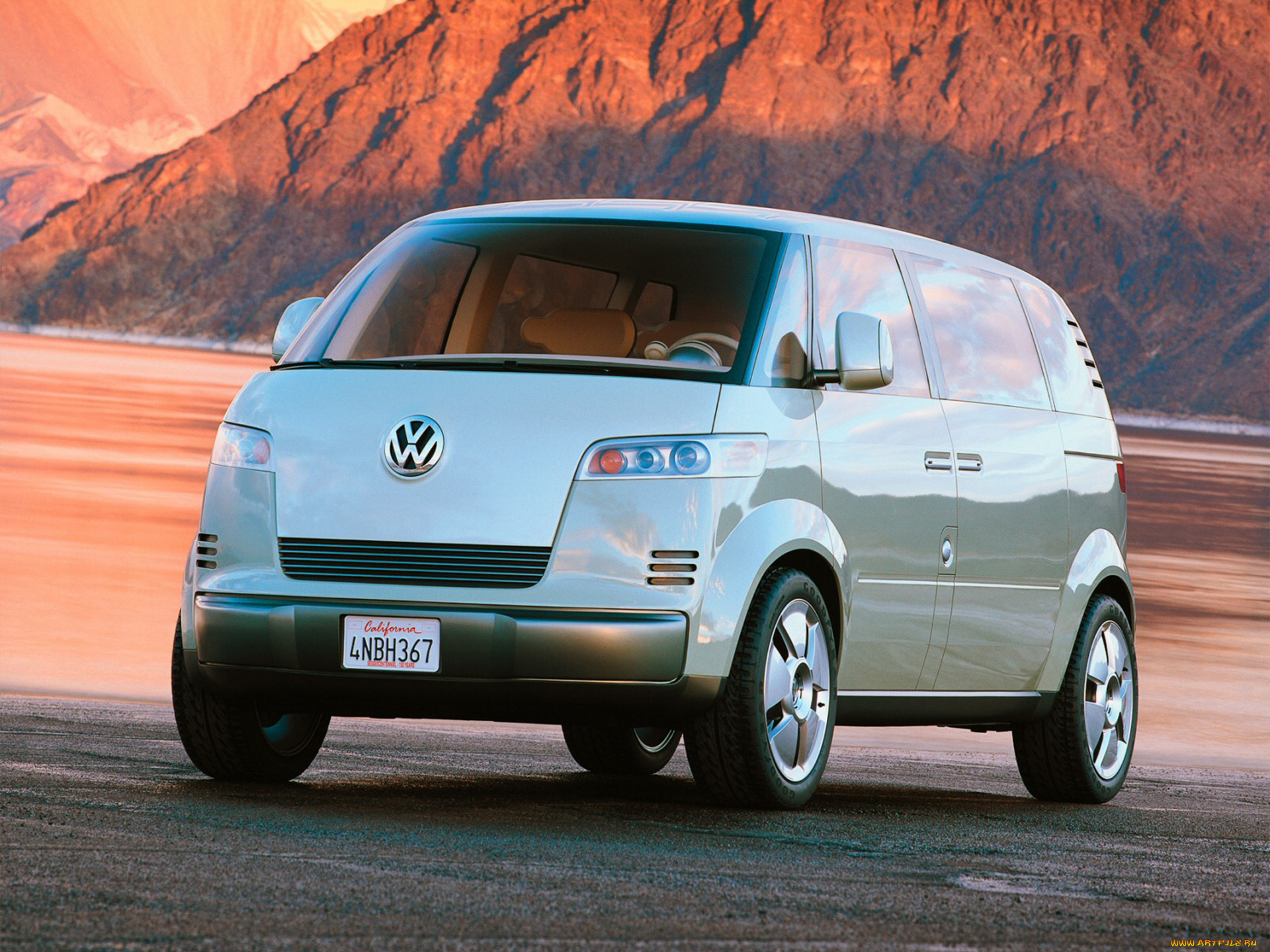volkswagen, microbus, concept, 2001, автомобили, volkswagen, microbus, 2001, concept