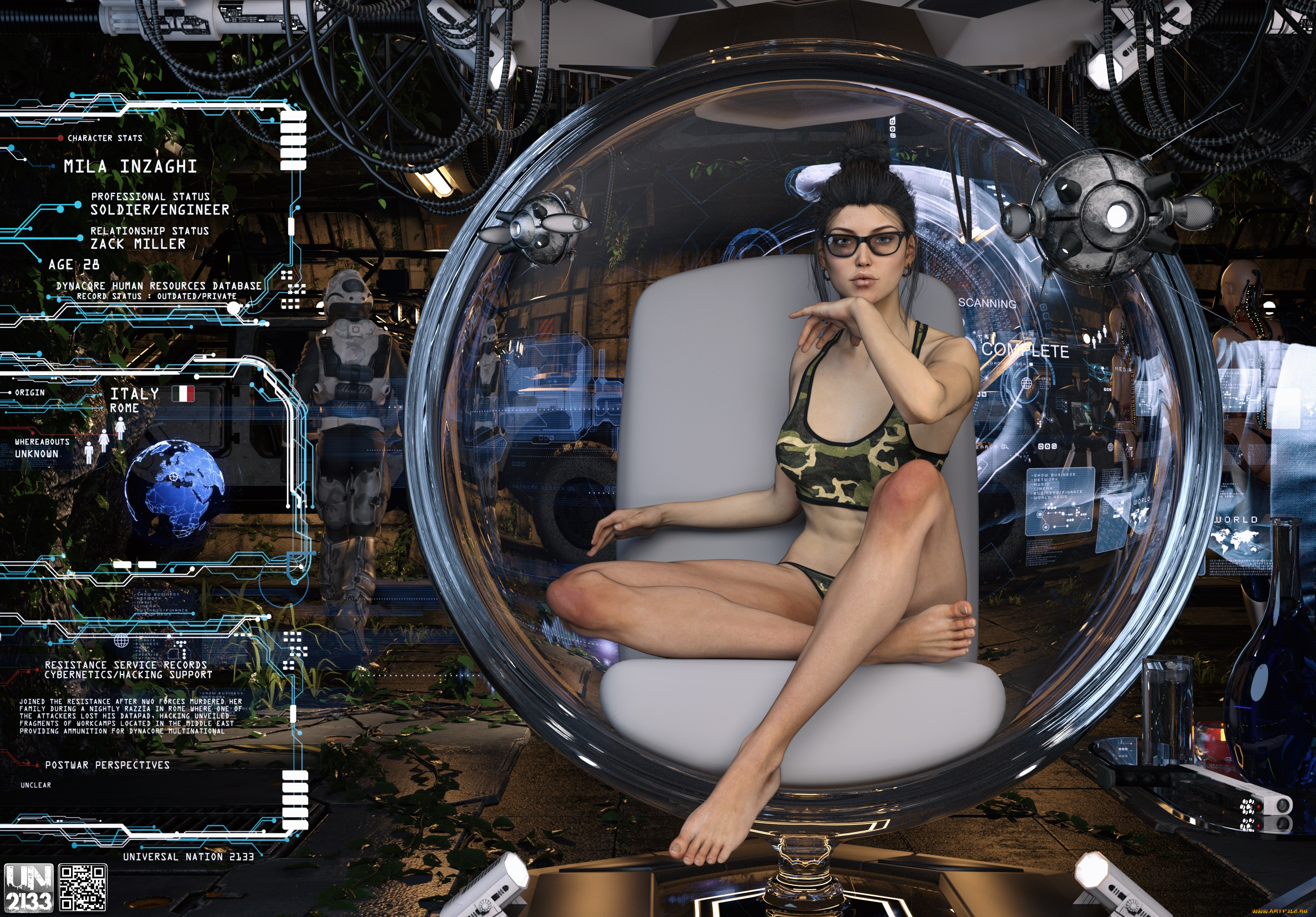 universal, nation, 3д, графика, фантазия, , fantasy, фон, взгляд, девушка