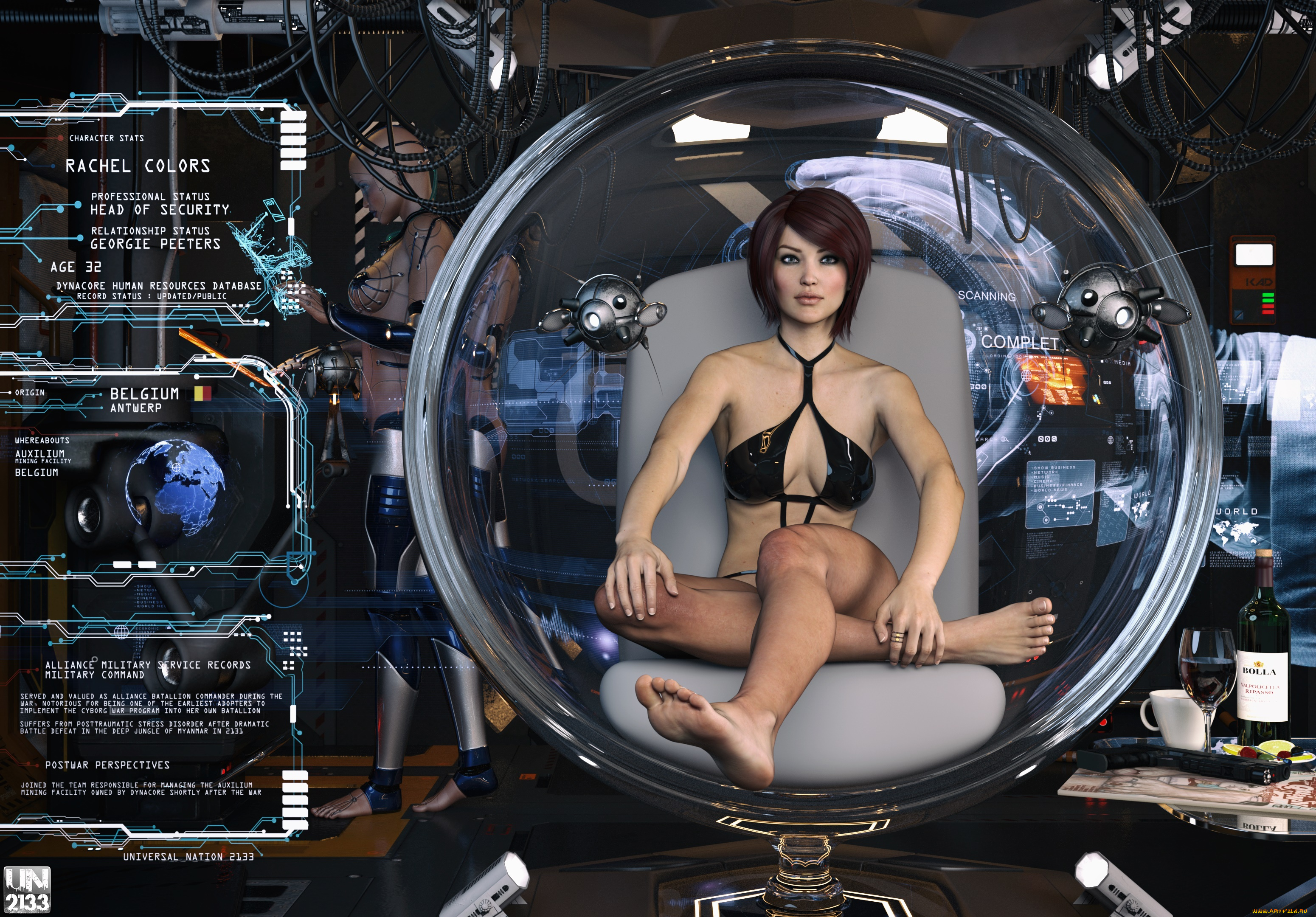 universal, nation, 3д, графика, фантазия, , fantasy, фон, взгляд, девушка