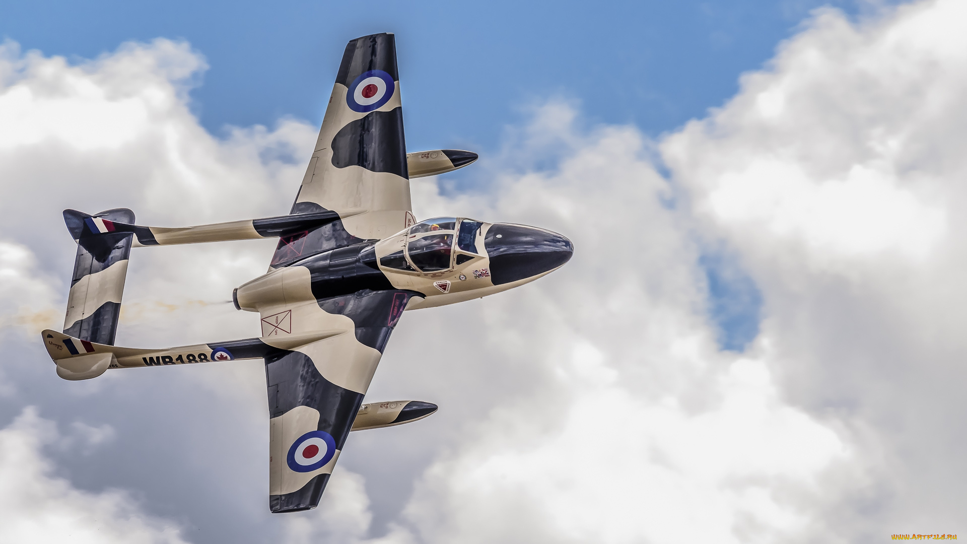 dh115, vampire, авиация, боевые, самолёты, разведчик