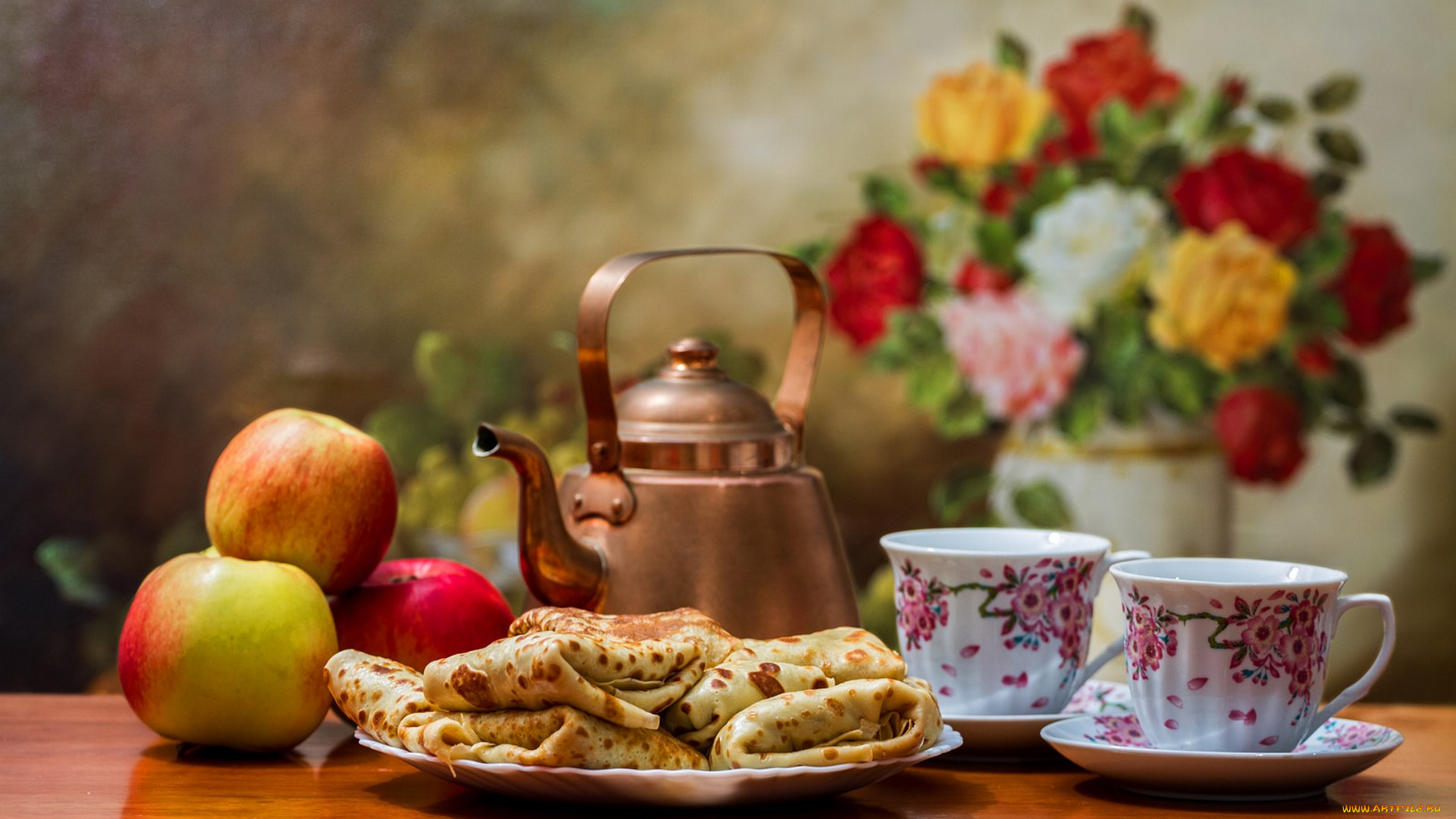 еда, натюрморт, чаепитие