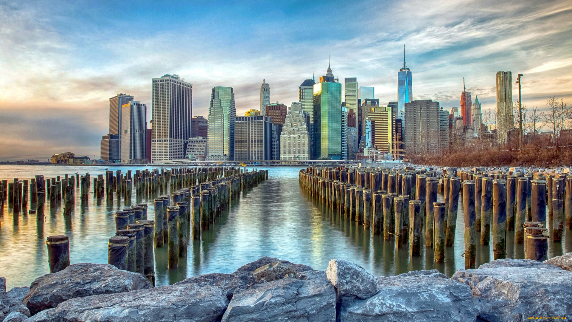 города, нью-йорк, , сша, простор