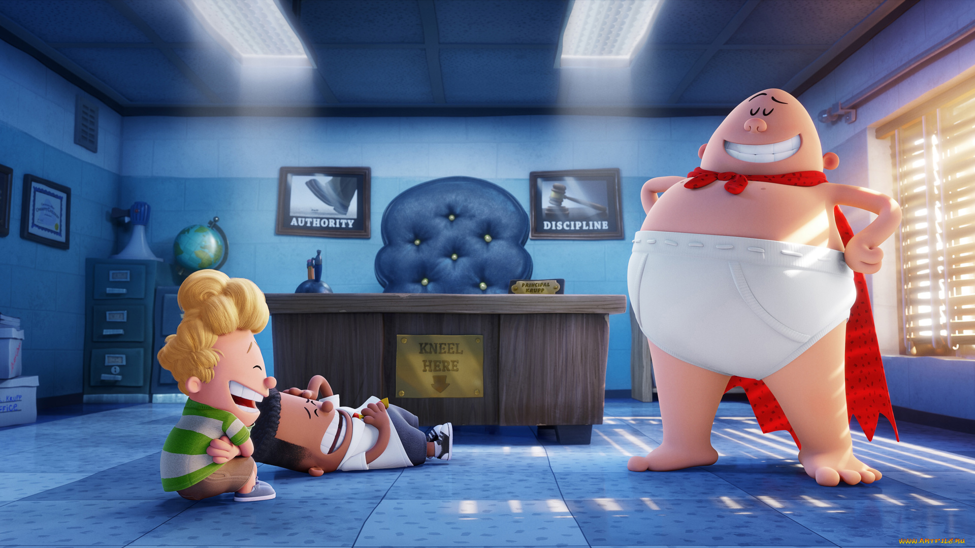 мультфильмы, captain, underpants, captain, underpants