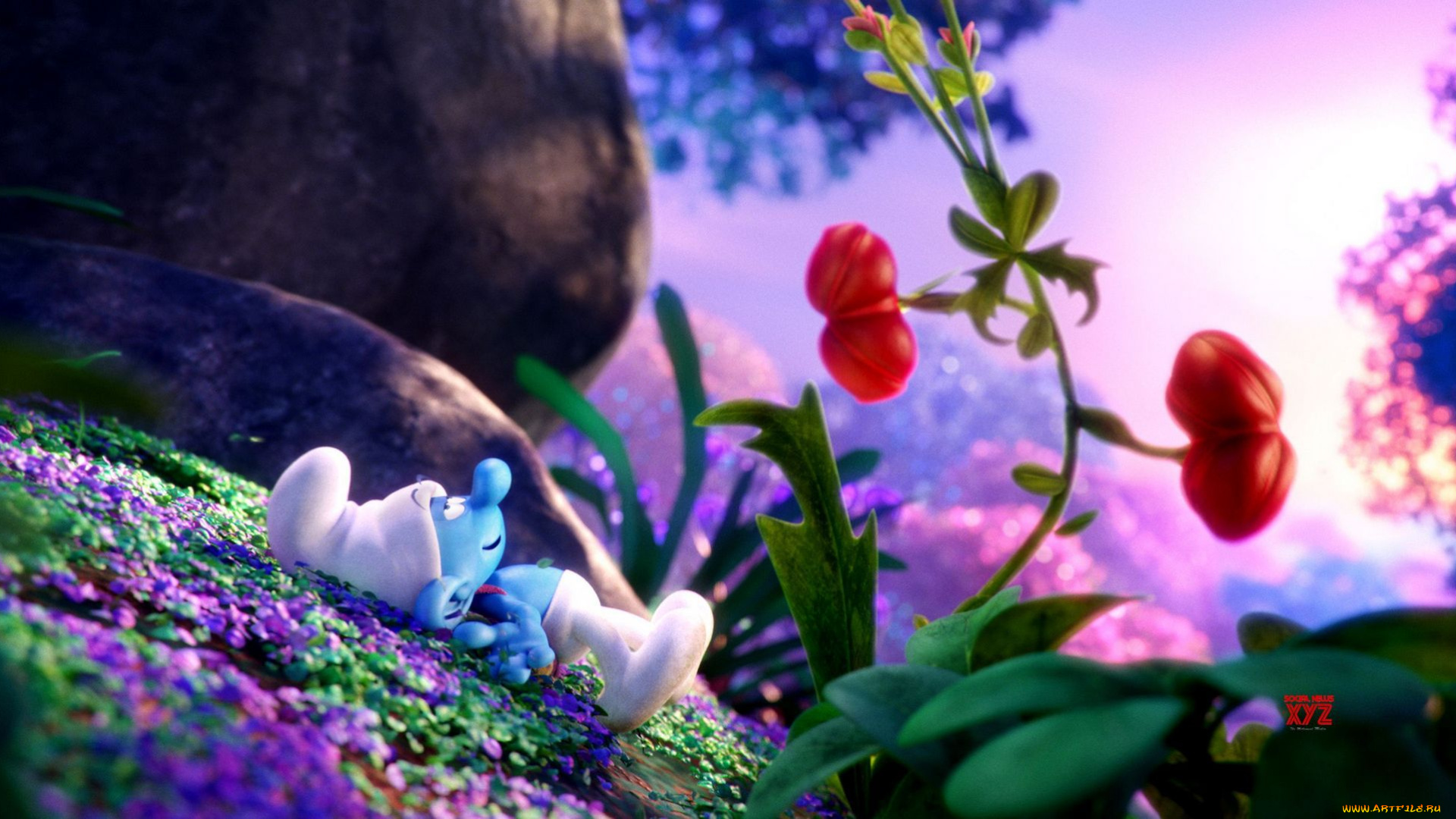 мультфильмы, smurfs, , the, lost, village, 3, роль, кадр, смурфы, персонажи, мультфильм