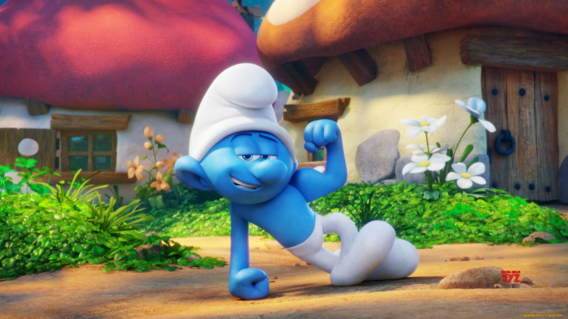 мультфильмы, smurfs, , the, lost, village, роль, кадр, смурфы, мультфильм, 3, персонажи