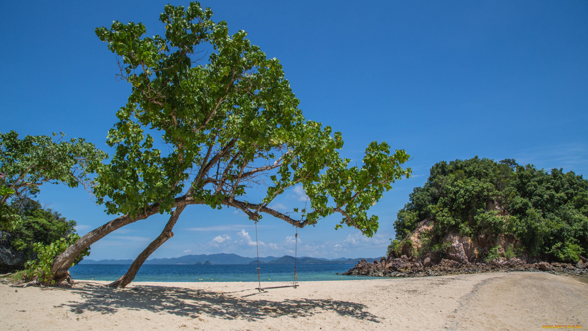 природа, побережье, простор