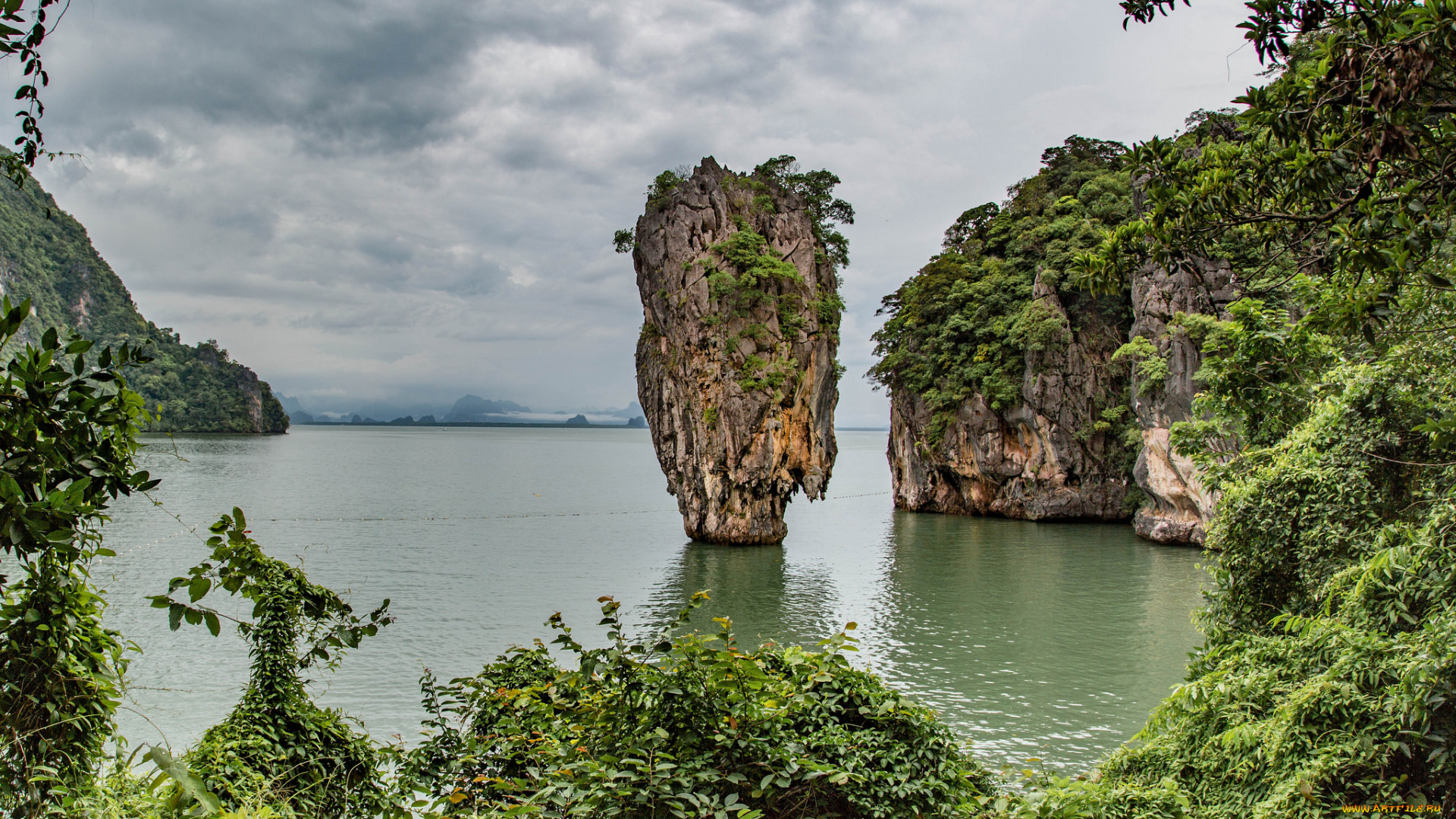 природа, побережье, простор