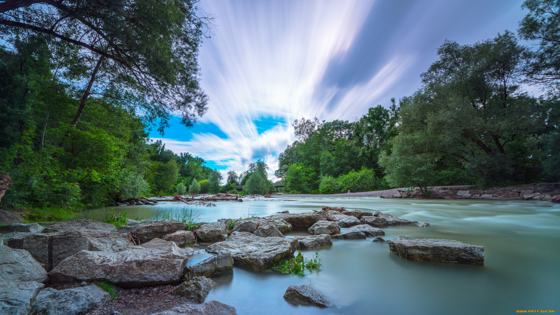 природа, реки, озера, простор