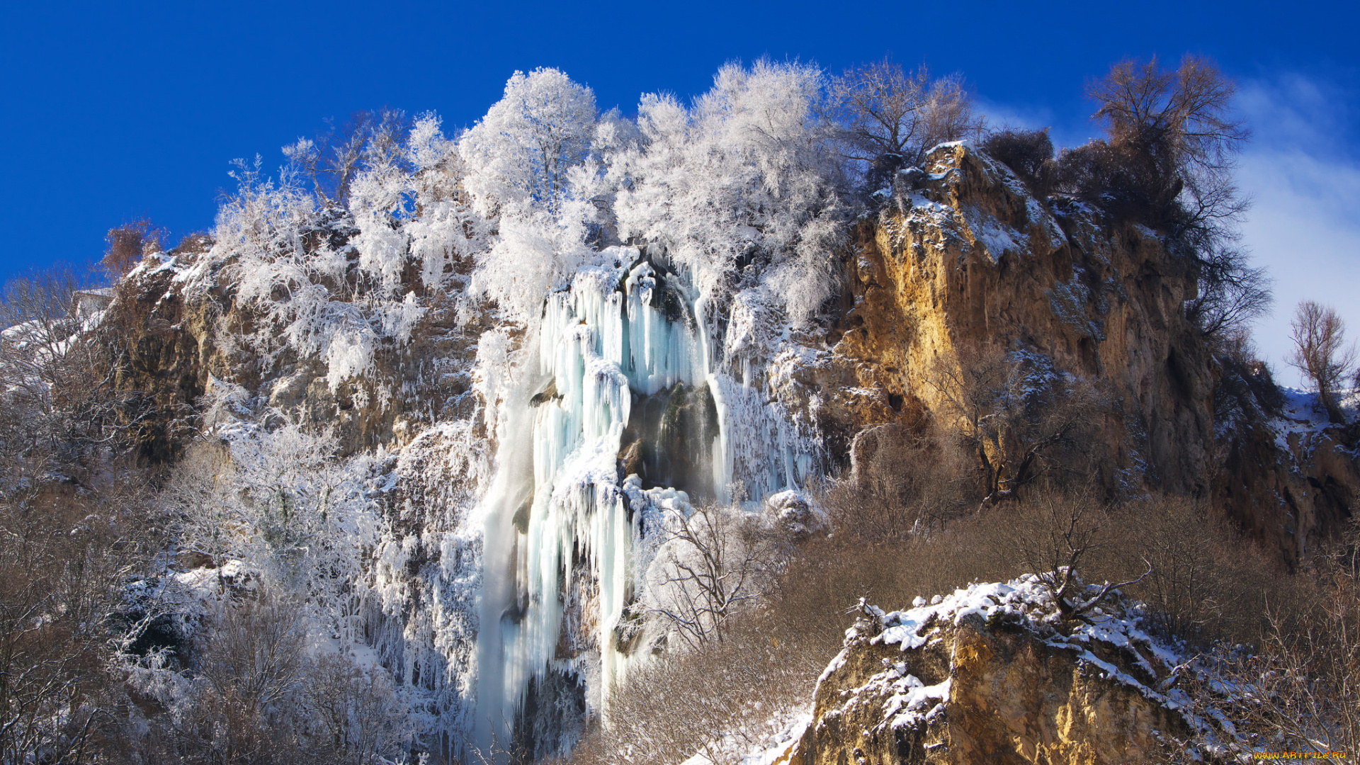 природа, зима, простор