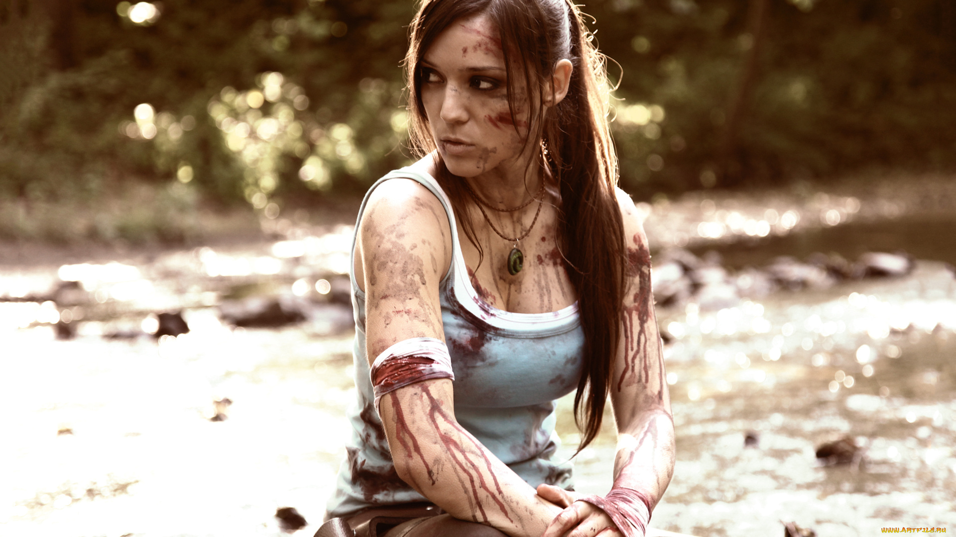 разное, cosplay, , косплей, фон, кровь, девушка, tiphaine, vaudable, illyne