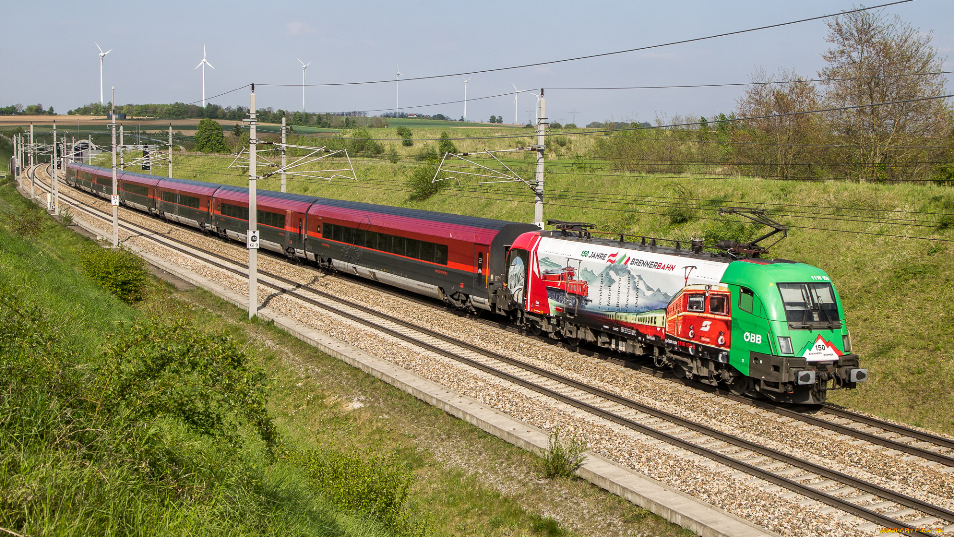 техника, электровозы, локомотив, состав