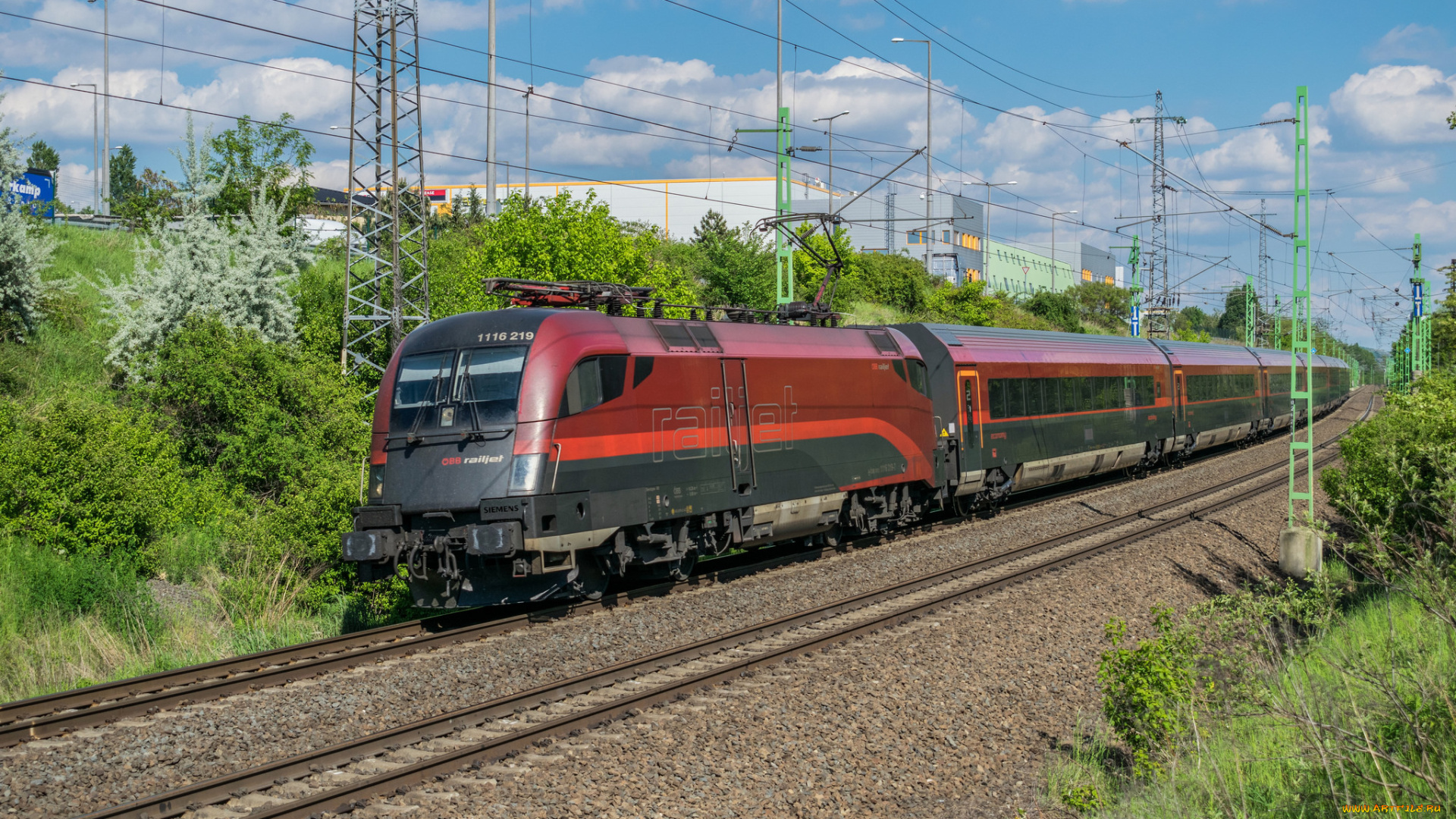 техника, электровозы, состав, локомотив