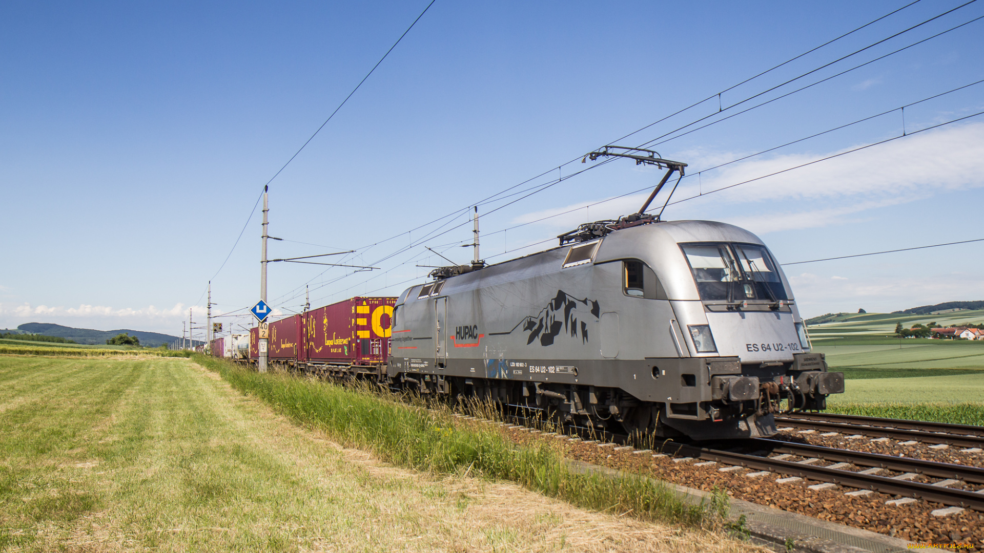 техника, электровозы, состав, локомотив