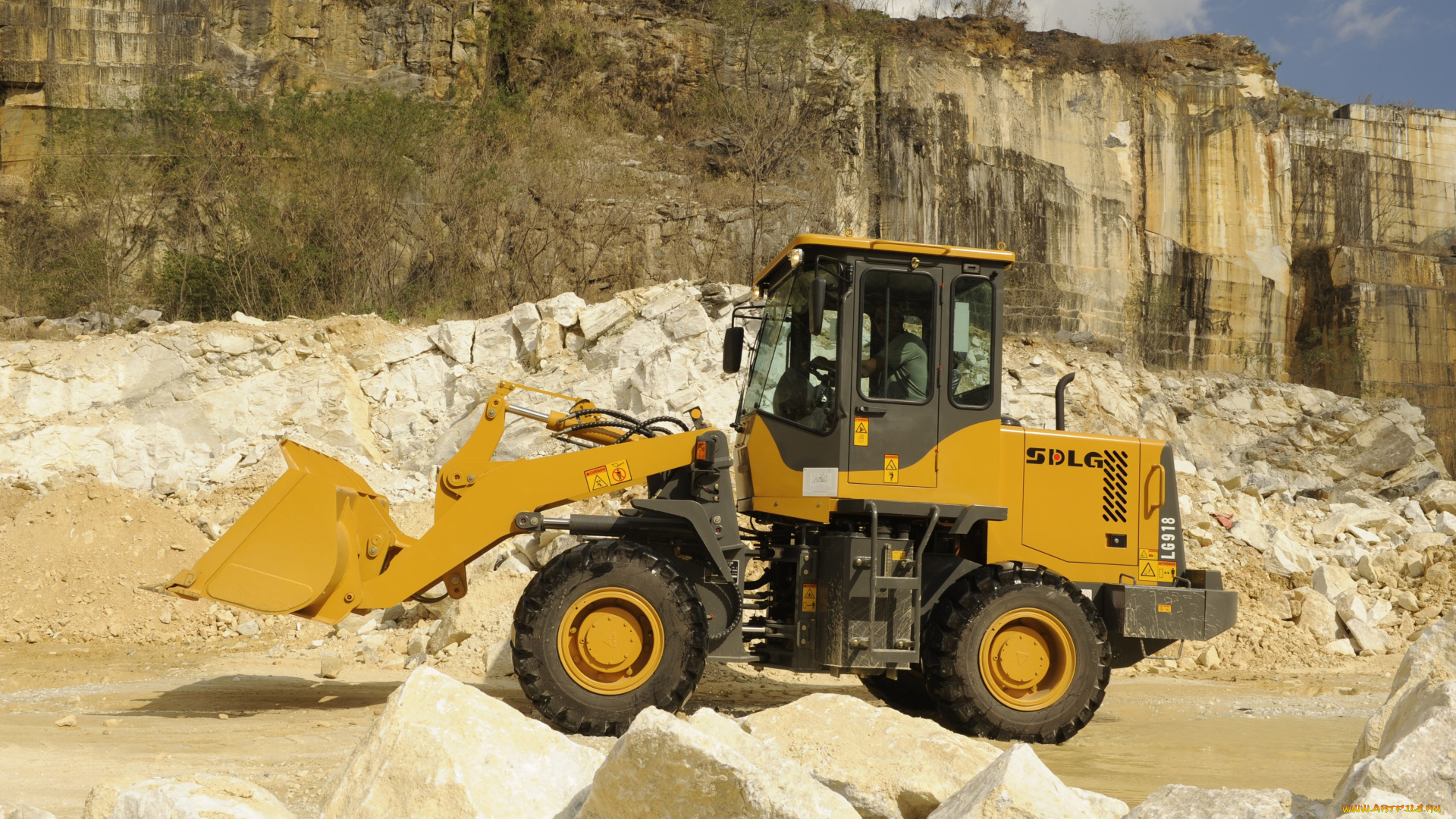 техника, фронтальные, погрузчики, sdlg