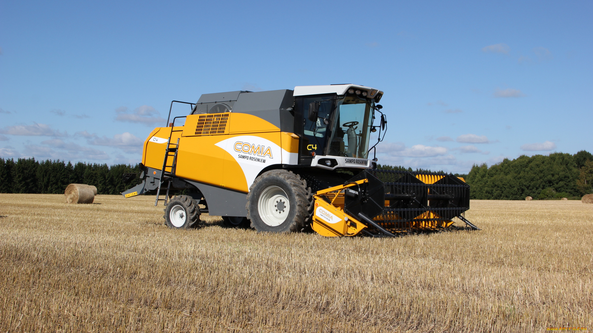 техника, комбайны, sampo