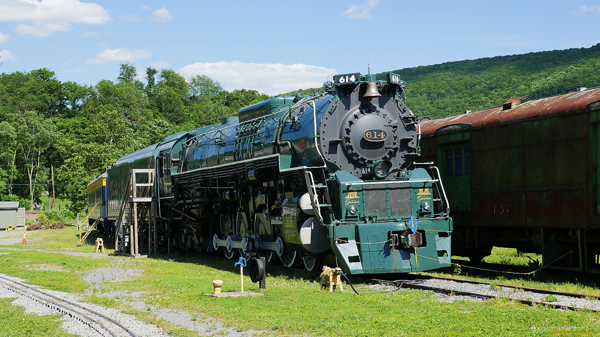 техника, паровозы, рельсы, паровоз