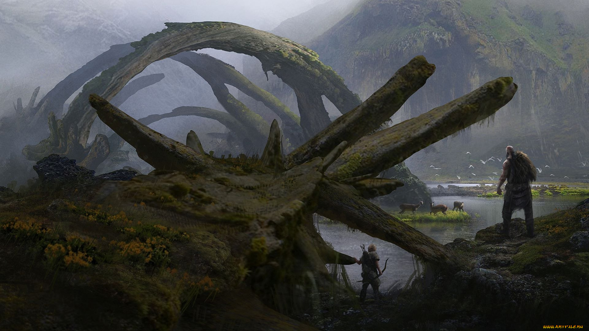 видео, игры, god, of, war, , 2017, god, of, war