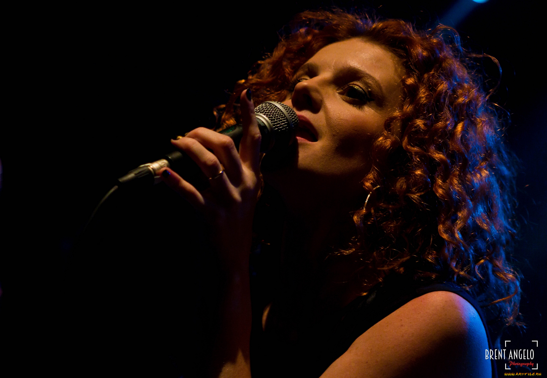 музыка, -, другое, микрофон, певица, женщина