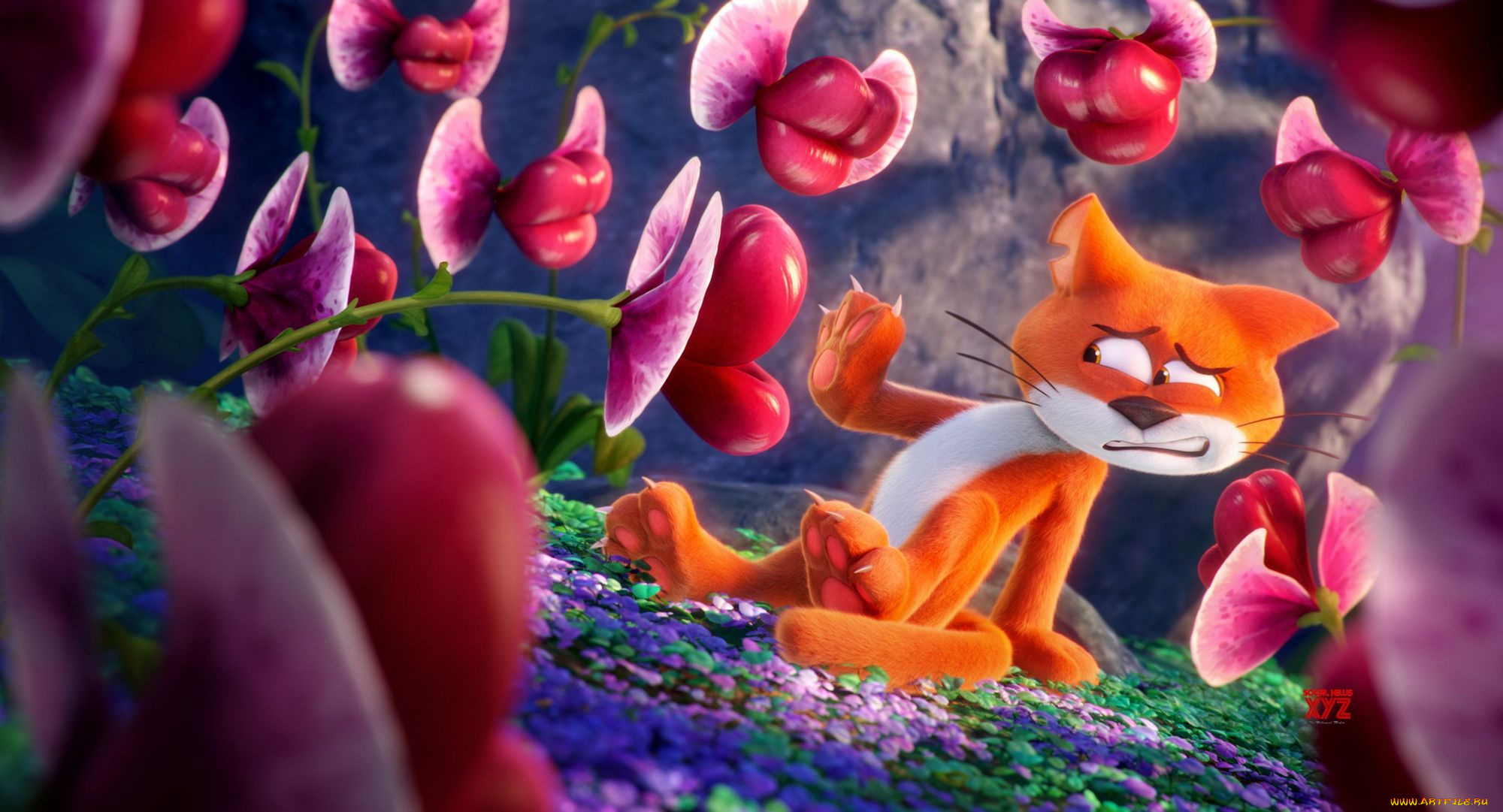 мультфильмы, smurfs, , the, lost, village, персонажи, роль, кадр, смурфы, мультфильм, 3