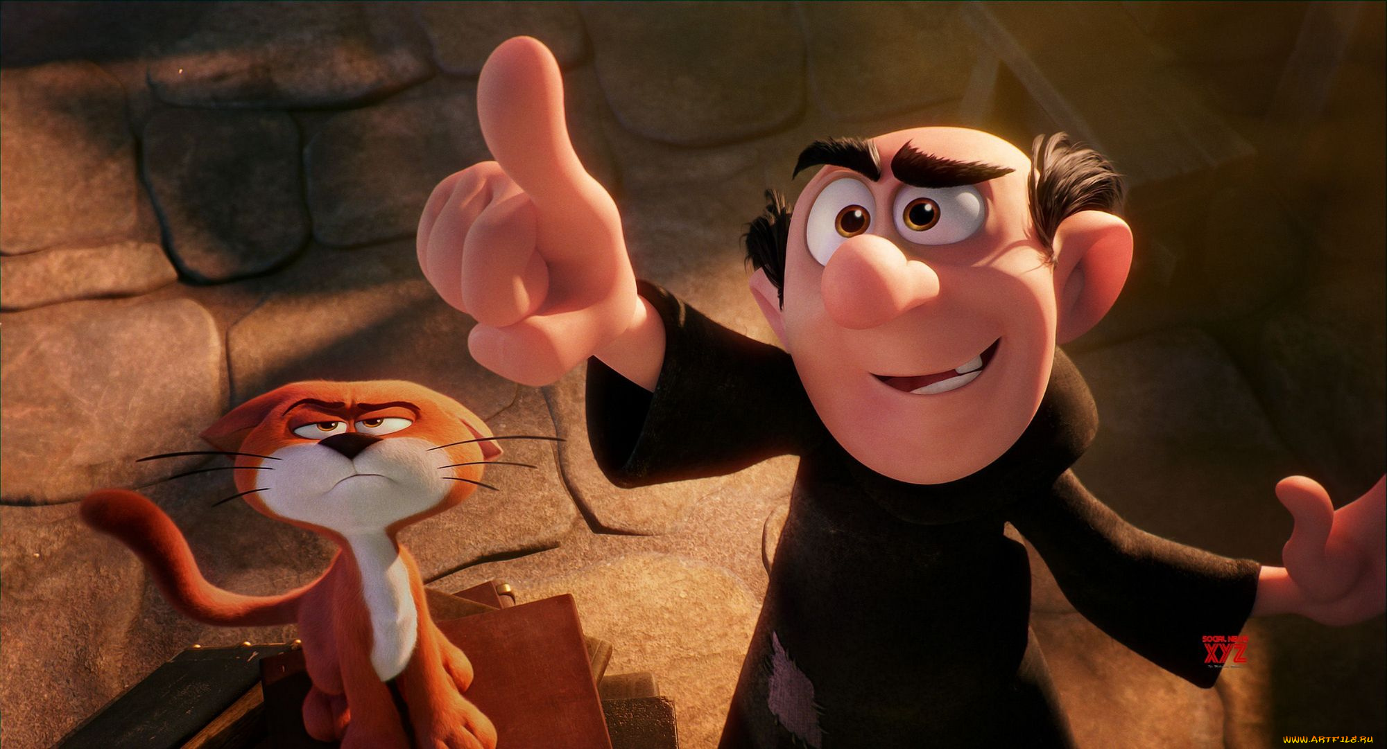 мультфильмы, smurfs, , the, lost, village, роль, персонажи, кадр, смурфы, мультфильм, 3