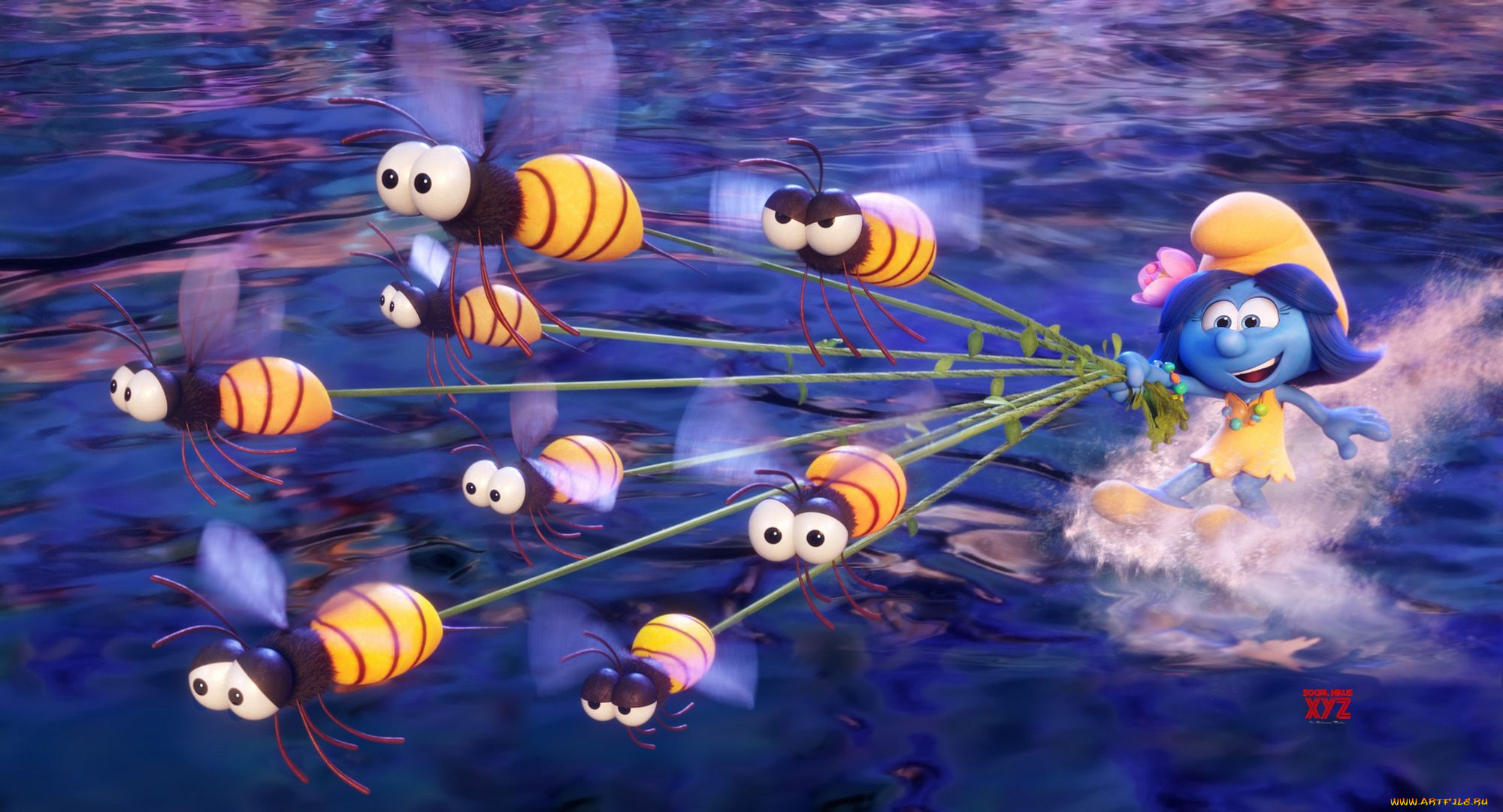 мультфильмы, smurfs, , the, lost, village, роль, смурфы, кадр, мультфильм, 3, персонажи